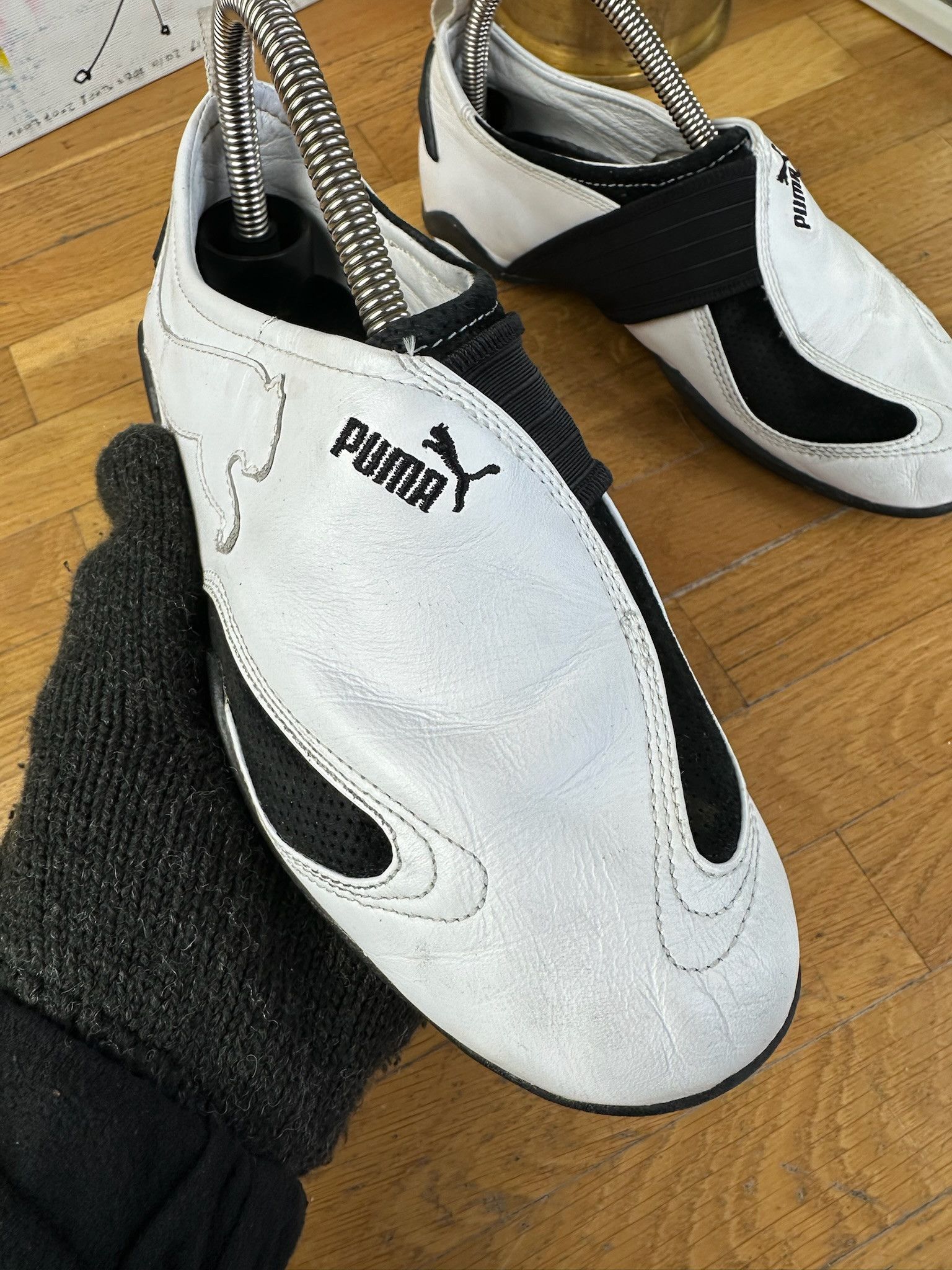 Puma Vintage 2000s Puma Ripple Slip-On Sneakers Size US 6.5 / IT 36.5 - 6 Thumbnail