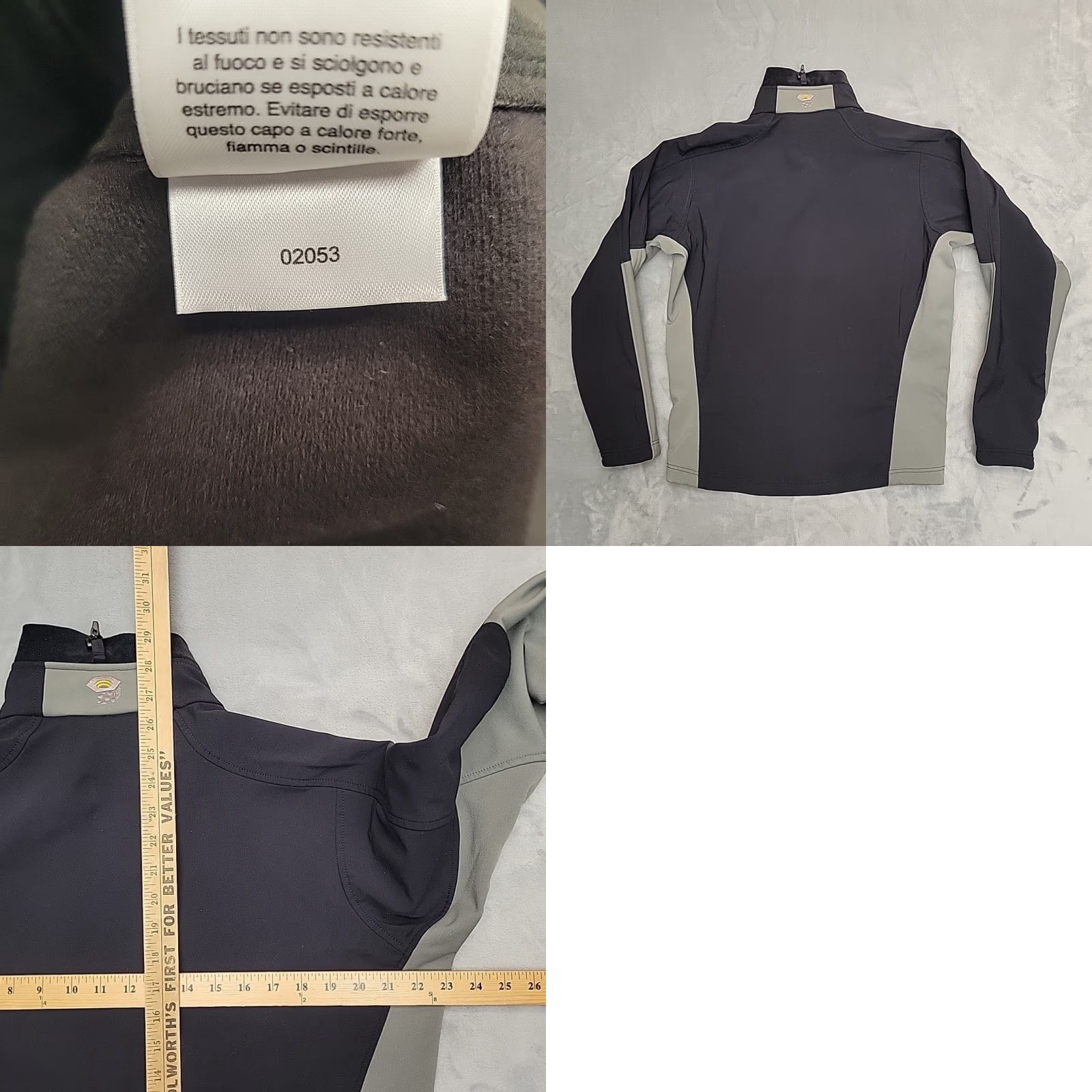 Mountain Hardwear Mountain Hardwear Jacket Mens M Black Soft Shell Zip Up Outdoor Gorp Casual Heritage Sports Shirt Size US M / EU 48-50 / 2 - 8 Thumbnail