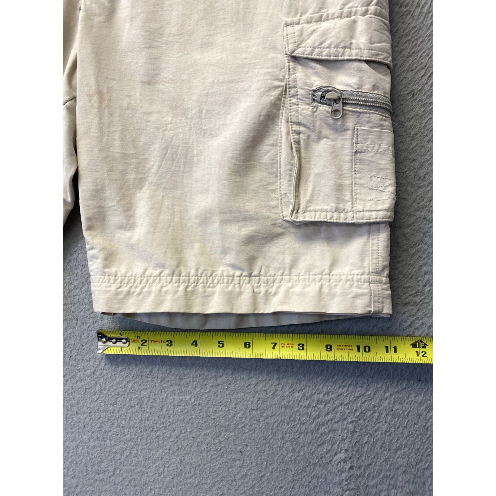Vintage Columbia Cargo Shorts Men Medium Khaki Tan 34-97 Belted Pockets Outdoor Hiking Size US 31 - 7 Thumbnail