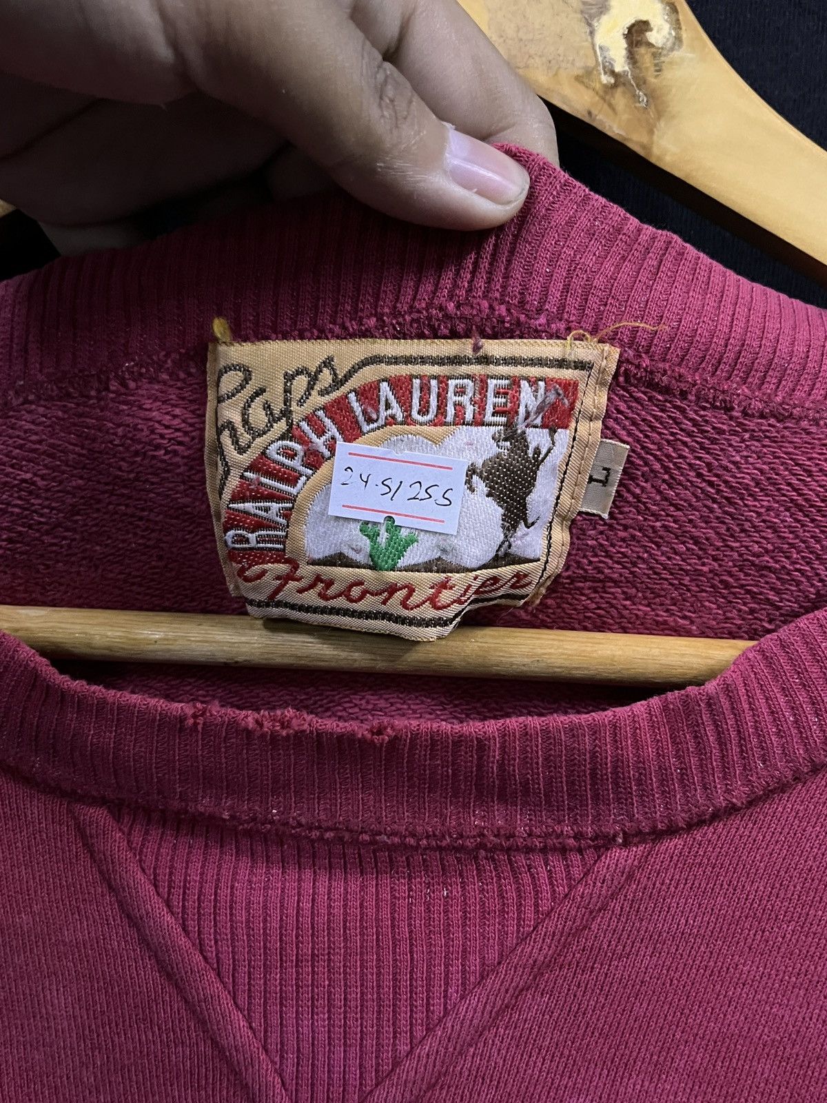 Chaps Ralph Lauren VINTAGE 90s CHAPS RALPH LAUREN FRONTIER SWEATSHIRT Size US L / EU 52-54 / 3 - 4 Thumbnail