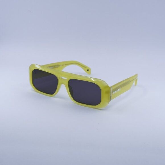 Palm Angels Palm Angels PERI102 WILLOW 1807 Sunglasses Yellow Rectangle Size ONE SIZE - 1 Thumbnail