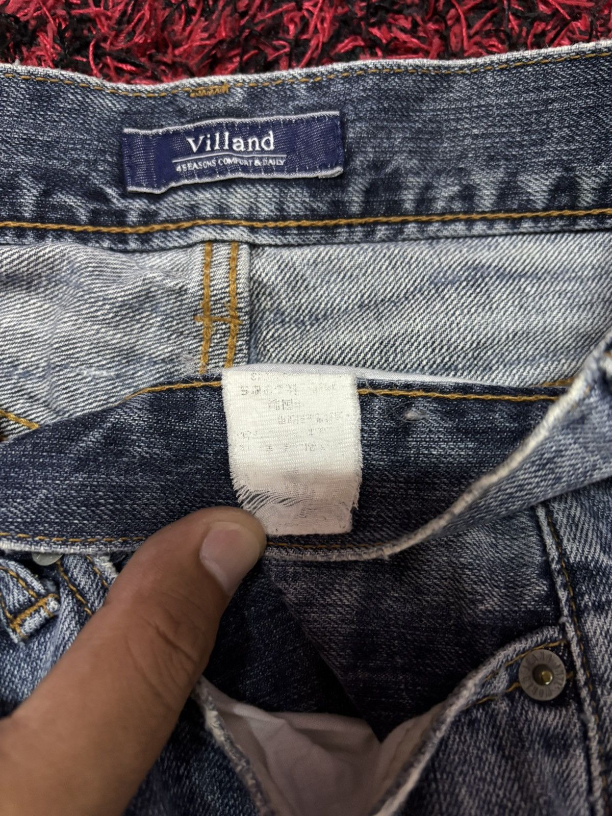 Japanese Brand Vtg Authentic Villand Japan Blue Washed Jeans Size US 30 / EU 46 - 6 Thumbnail