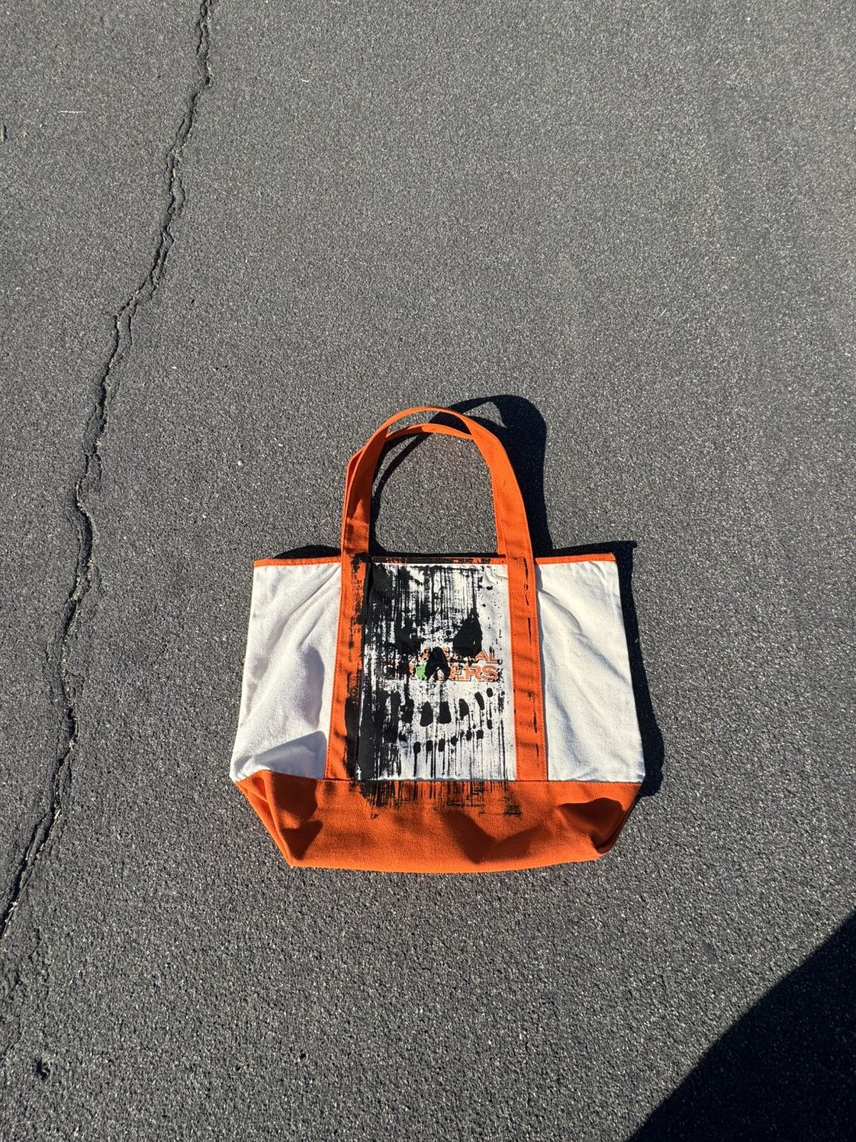 Natural Selection Skull face tote bag Size ONE SIZE - 4 Thumbnail