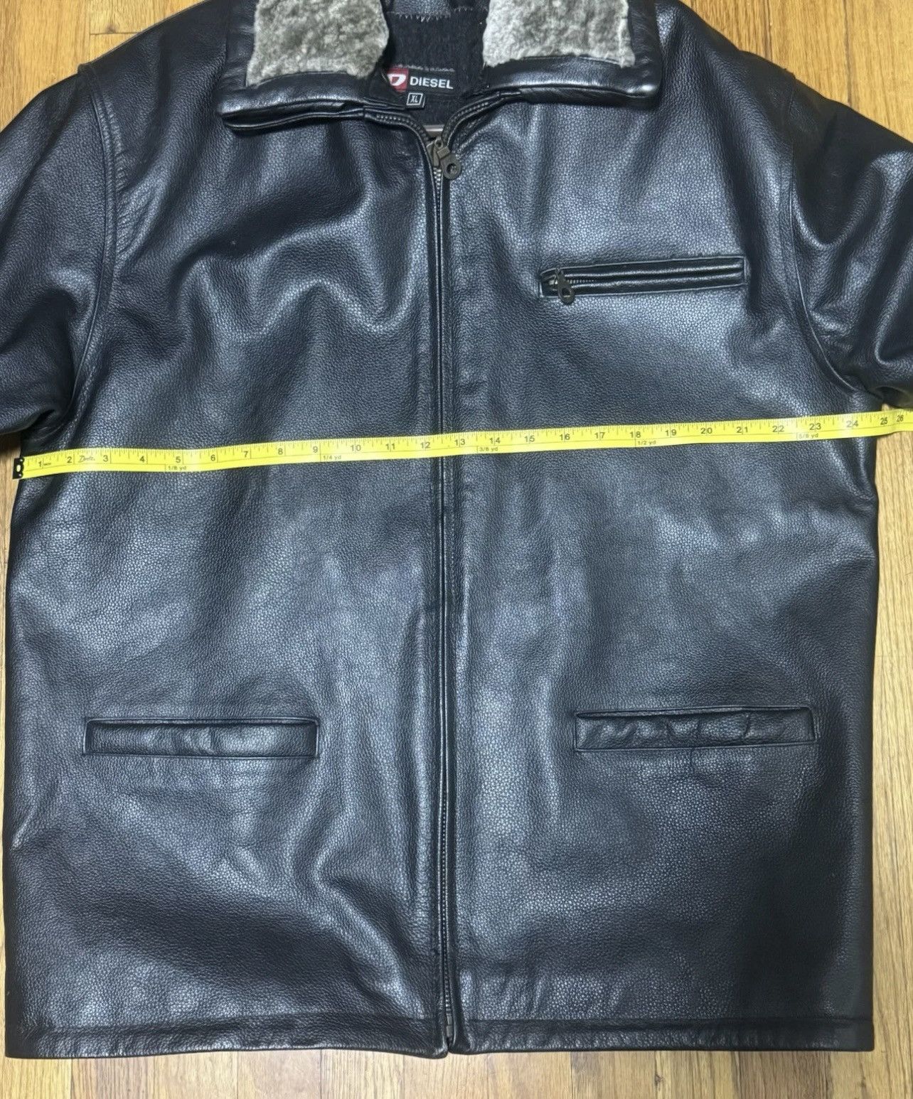 Diesel Diesel black leather jacket Size US XL / EU 56 / 4 - 9 Thumbnail