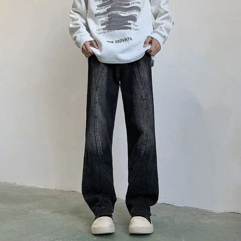 Japanese Brand Retro straight leg wide leg slightly flared jeans Size US 30 / EU 46 - 4 Thumbnail