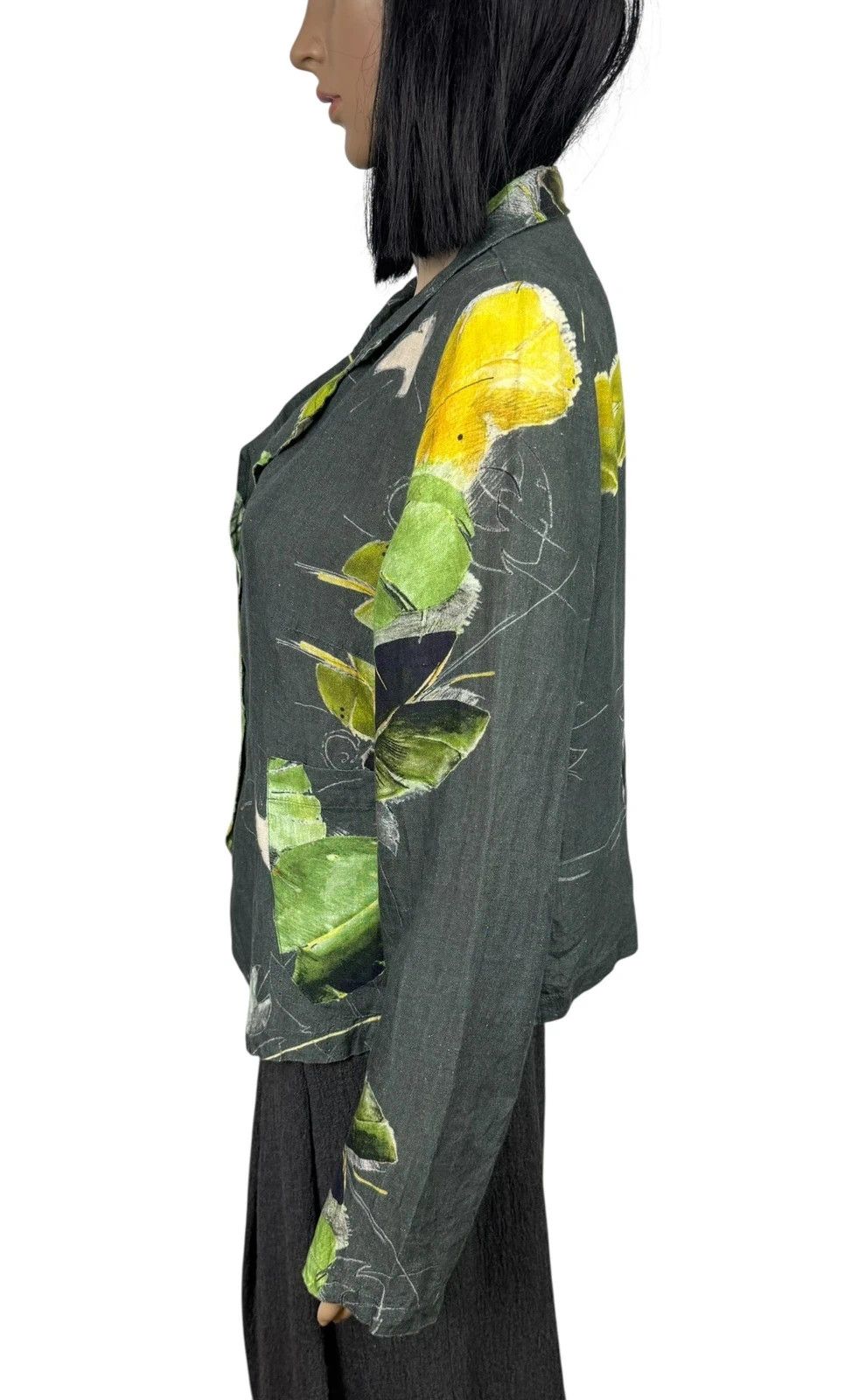 Other Grizas Linen Blazer Jacket Floral Printed size M Size M / US 6-8 / IT 42-44 - 5 Thumbnail