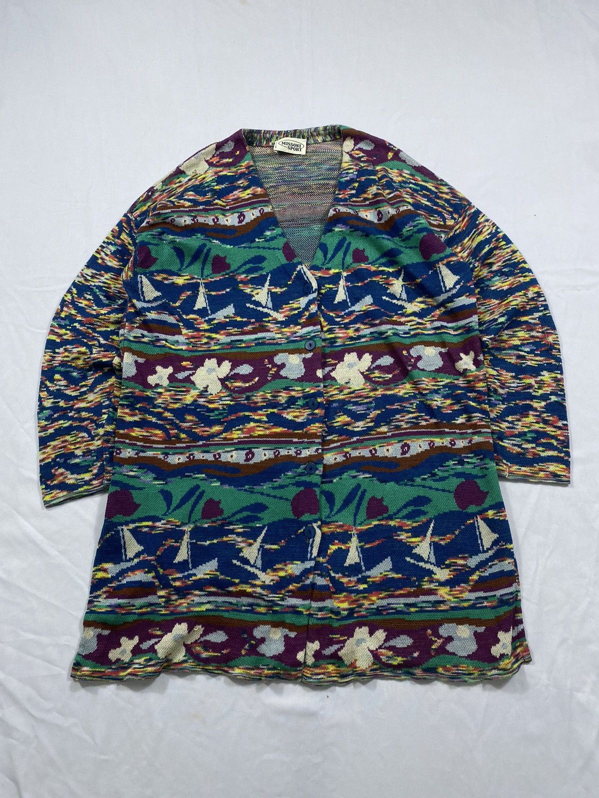 Missoni Missoni Multicolor coggi style long sleeve Size US L / EU 52-54 / 3 - 2 Thumbnail