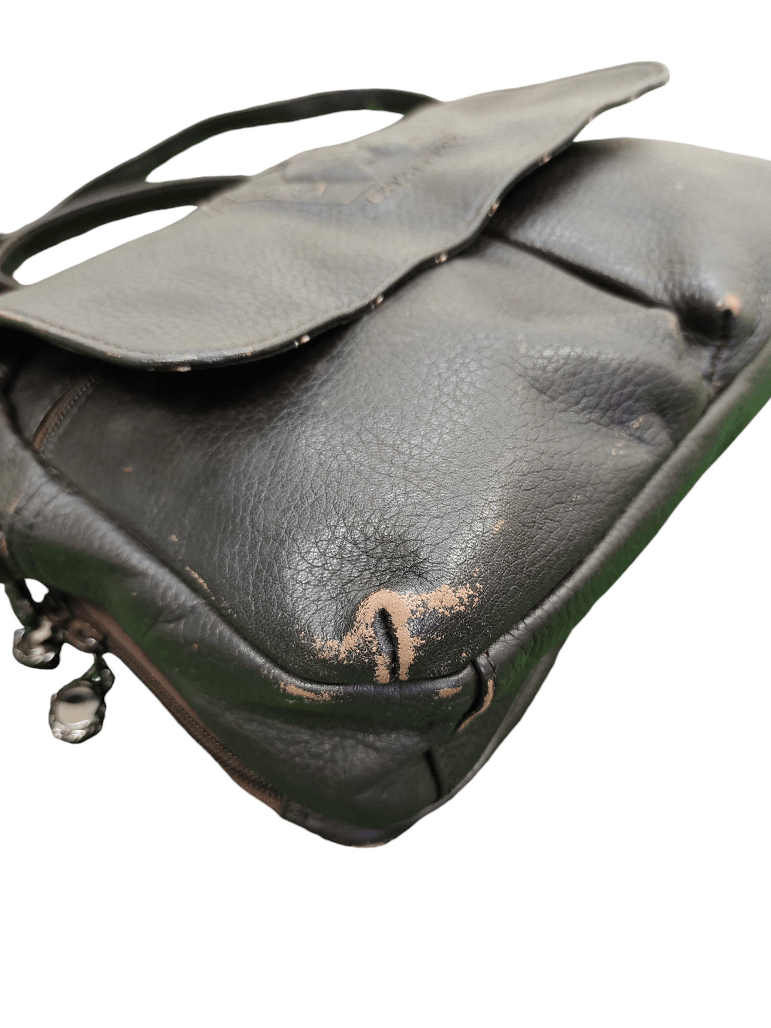 Leather Vintage Cavallina Japan Patina Leather Shoulder Sling Bag Size ONE SIZE - 8 Thumbnail