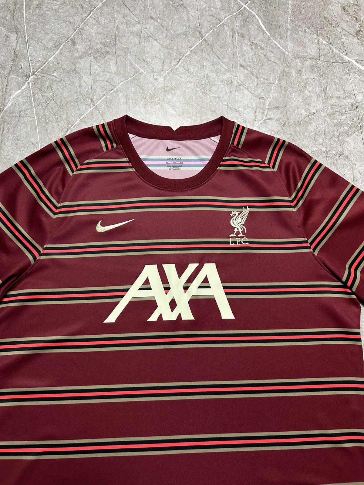 Nike Nike Liverpool FC 2020 AXA Training Jersey Size US XL / EU 56 / 4 - 3 Thumbnail