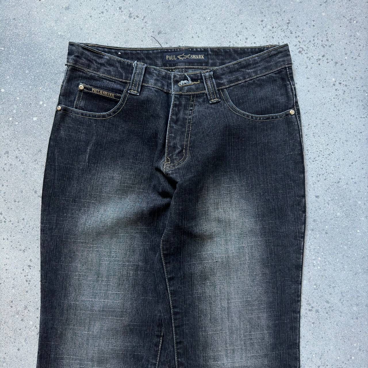 Hysteric Glamour × Japanese Brand Paul & Shark Vintage Dark Washed Flared Jeans (Cobain Style) Size US 28 / EU 44 - 4 Thumbnail