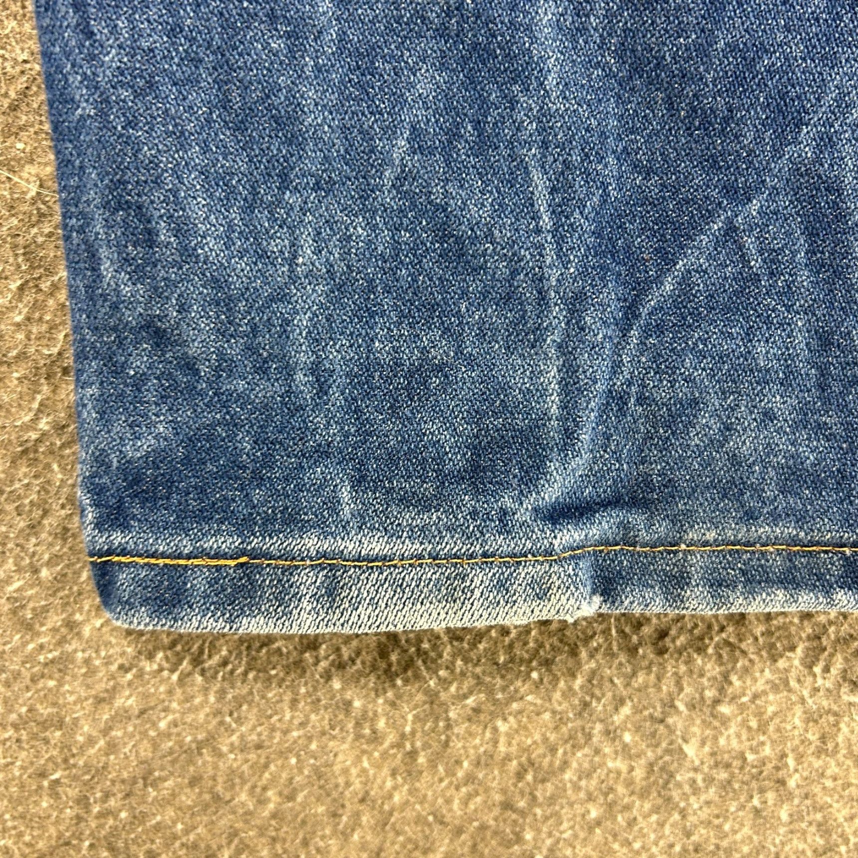 Wrangler VINTAGE Wrangler Jeans Mens 34x33 Blue Cowboy Cut Slim Fit Dark Wash 936DEN Jeans Mens Slim Cotton Denim 5-Pocket Cowboy Cut Size US 34 / EU 50 - 6 Thumbnail
