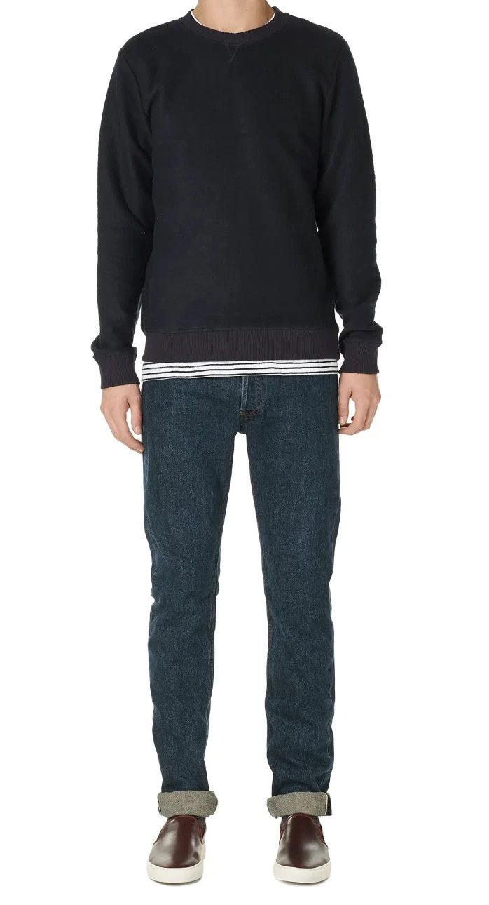 A.P.C. a.p.c. Sam sweatshirt navy crew Size US L / EU 52-54 / 3 - 3 Thumbnail