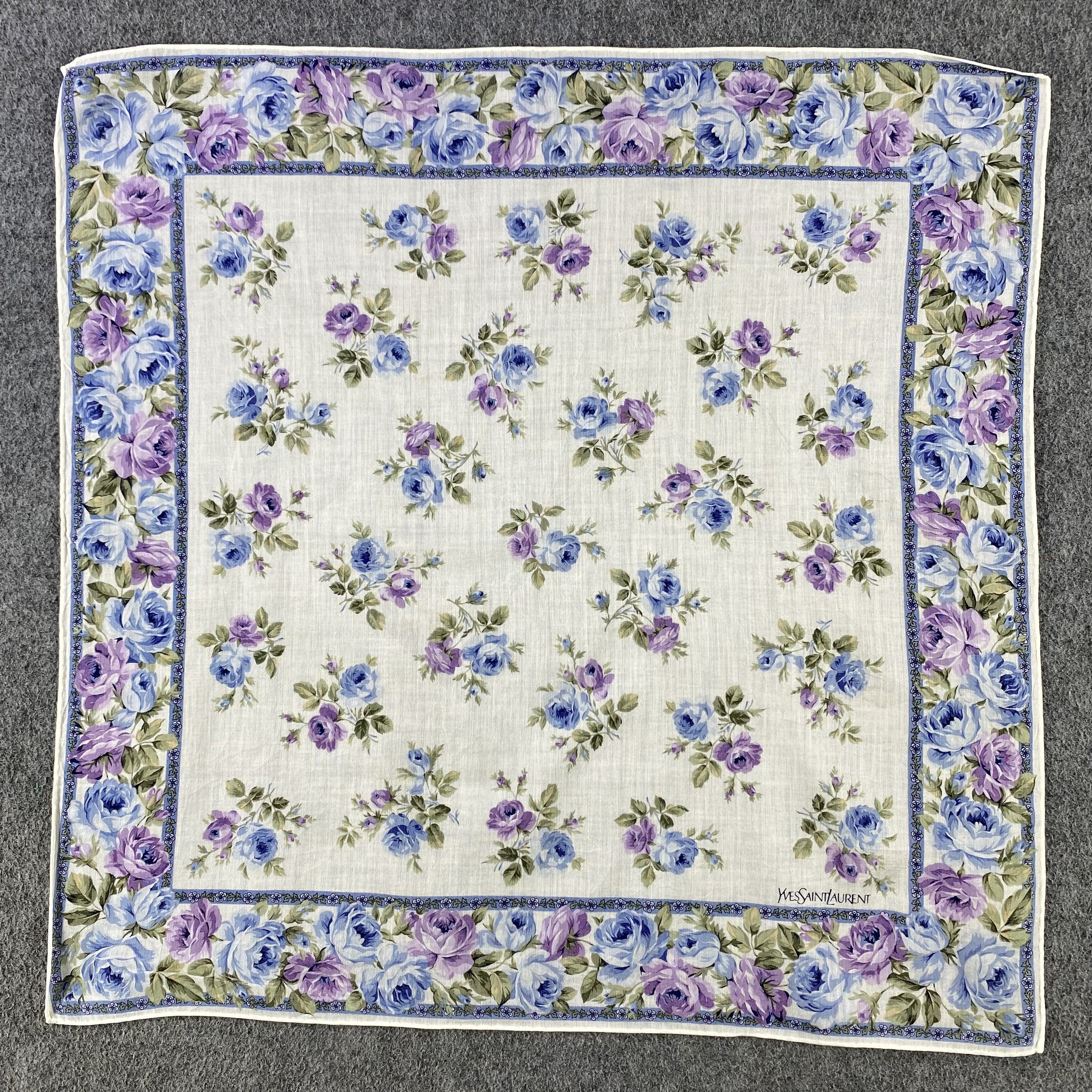 Vintage × Yves Saint Laurent Yves Saint Laurent Handkerchief/Neckerchief/Bandana HC771 Size ONE SIZE - 1 Thumbnail