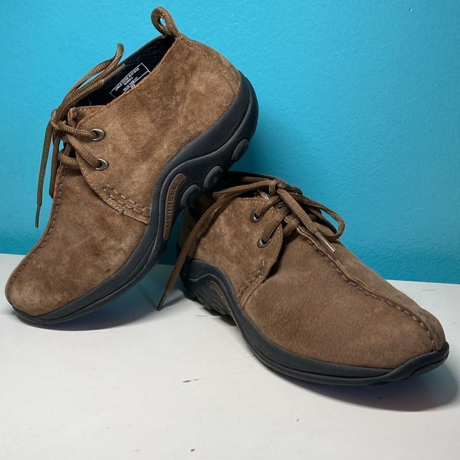 Merrell Merrell Brown Suede Size 40 Mens 7 Jungle Stitch Moc Size US 7 / EU 40 - 4 Thumbnail