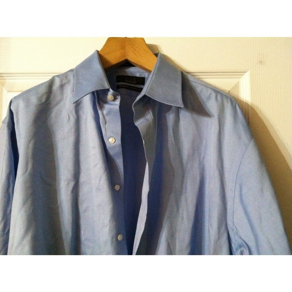 Saks Fifth Avenue SAKS FIFTH AVENUE MENS 100%COTTON DRESS SHIRT 17.5/34-35 Size US XL / EU 56 / 4 - 1 Thumbnail