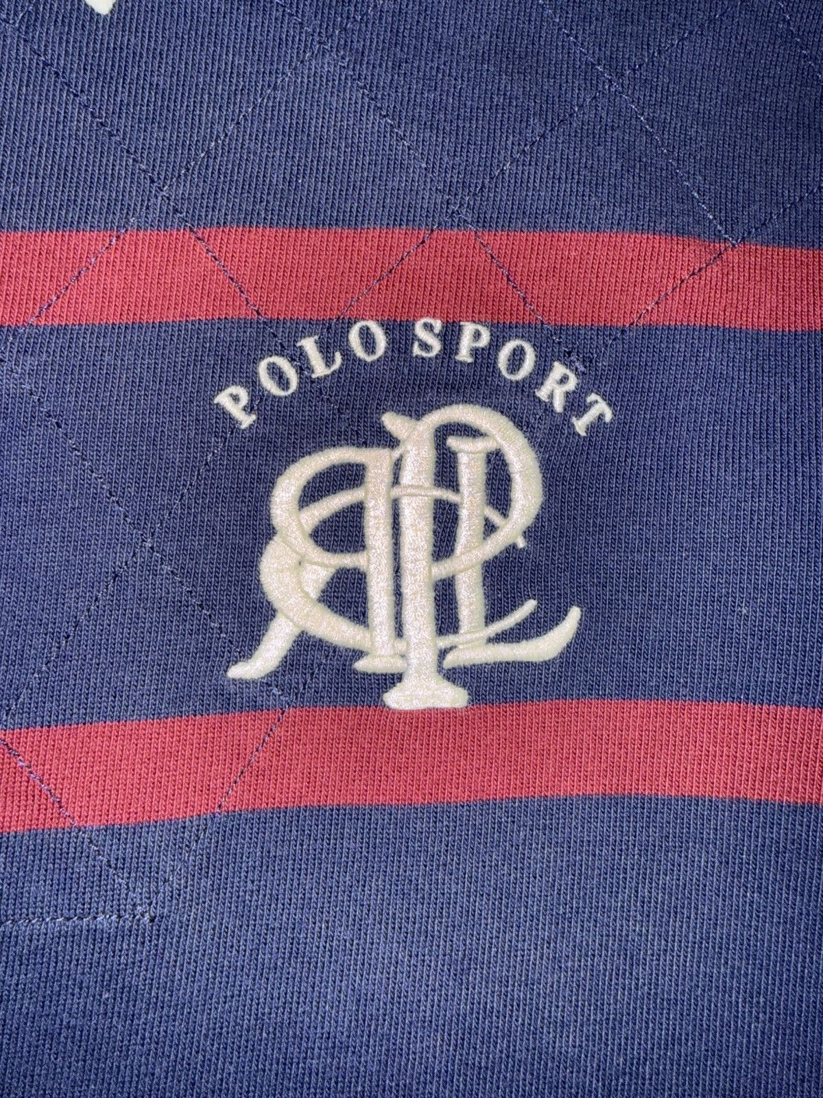 Polo Ralph Lauren Vintage Polo Sport Ralph Lauren Striped Rugby Shirt Size US M / EU 48-50 / 2 - 3 Thumbnail