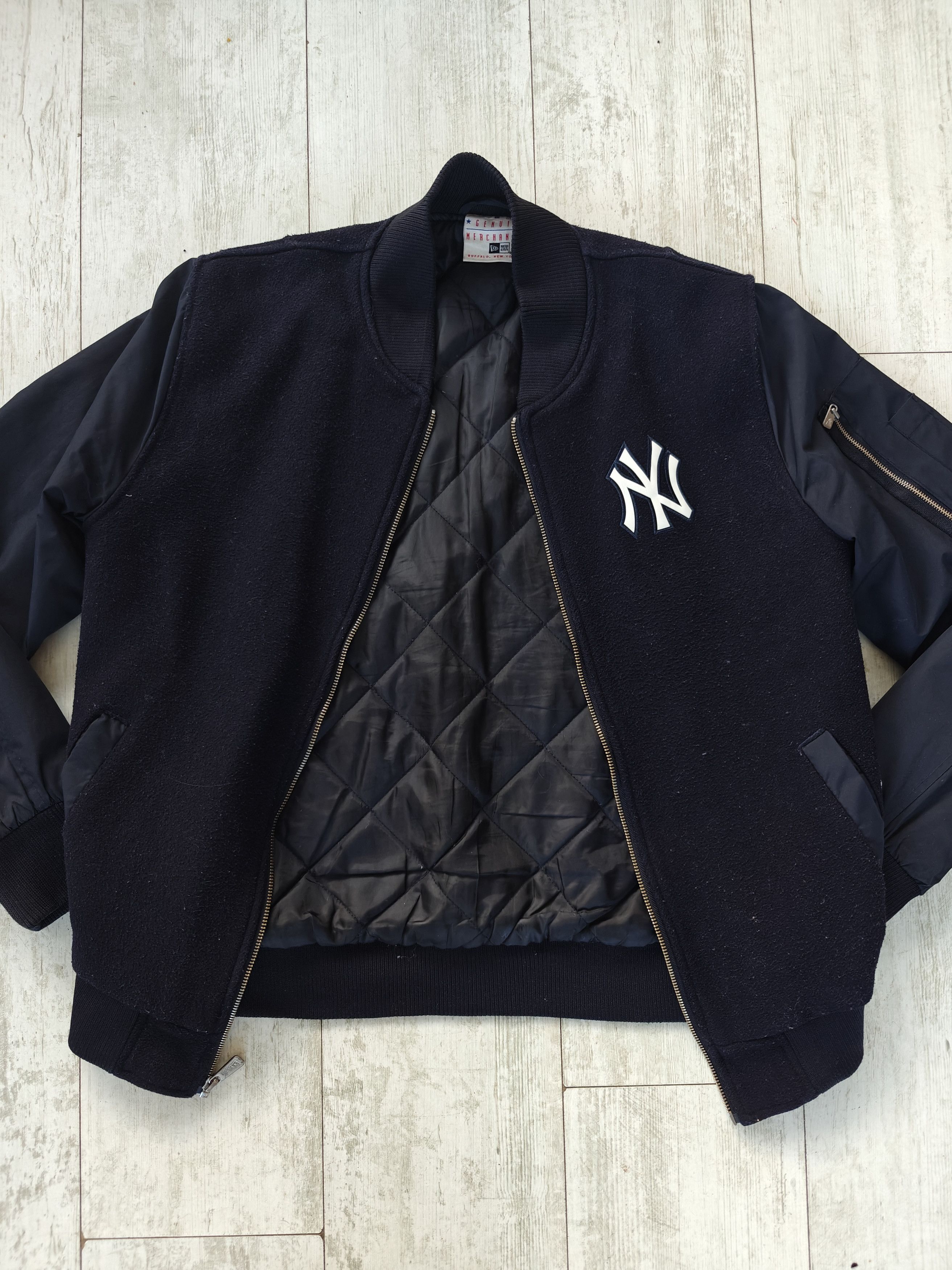 New York Yankees New York Yankees x New Era Vintage 2000s Bomber Jacket Size US M / EU 48-50 / 2 - 2 Thumbnail