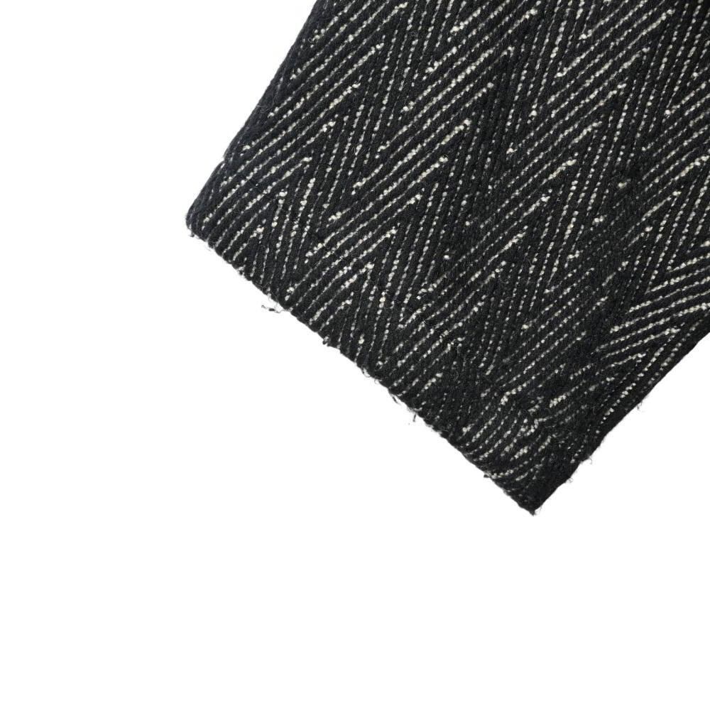 Yohji Yamamoto YOHJI YAMAMOTO Wool Blend Herringbone Jacquard Coat Gray Size US M / EU 48-50 / 2 - 6 Thumbnail