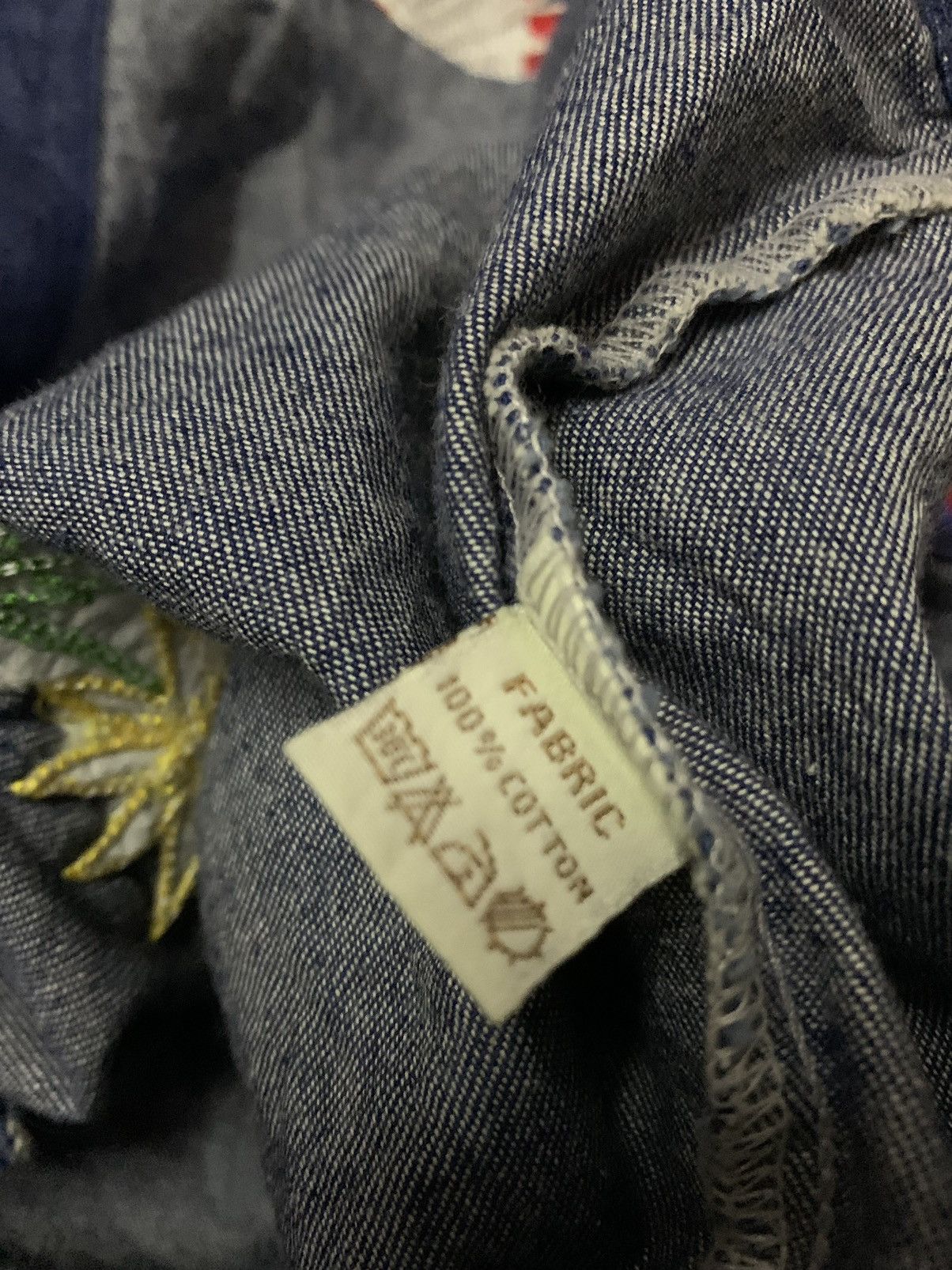 Japanese Brand × Vintage Vintage Japanese Cocolulu Embroidery Denim Button Shirt Size XS / US 0-2 / IT 36-38 - 9 Thumbnail