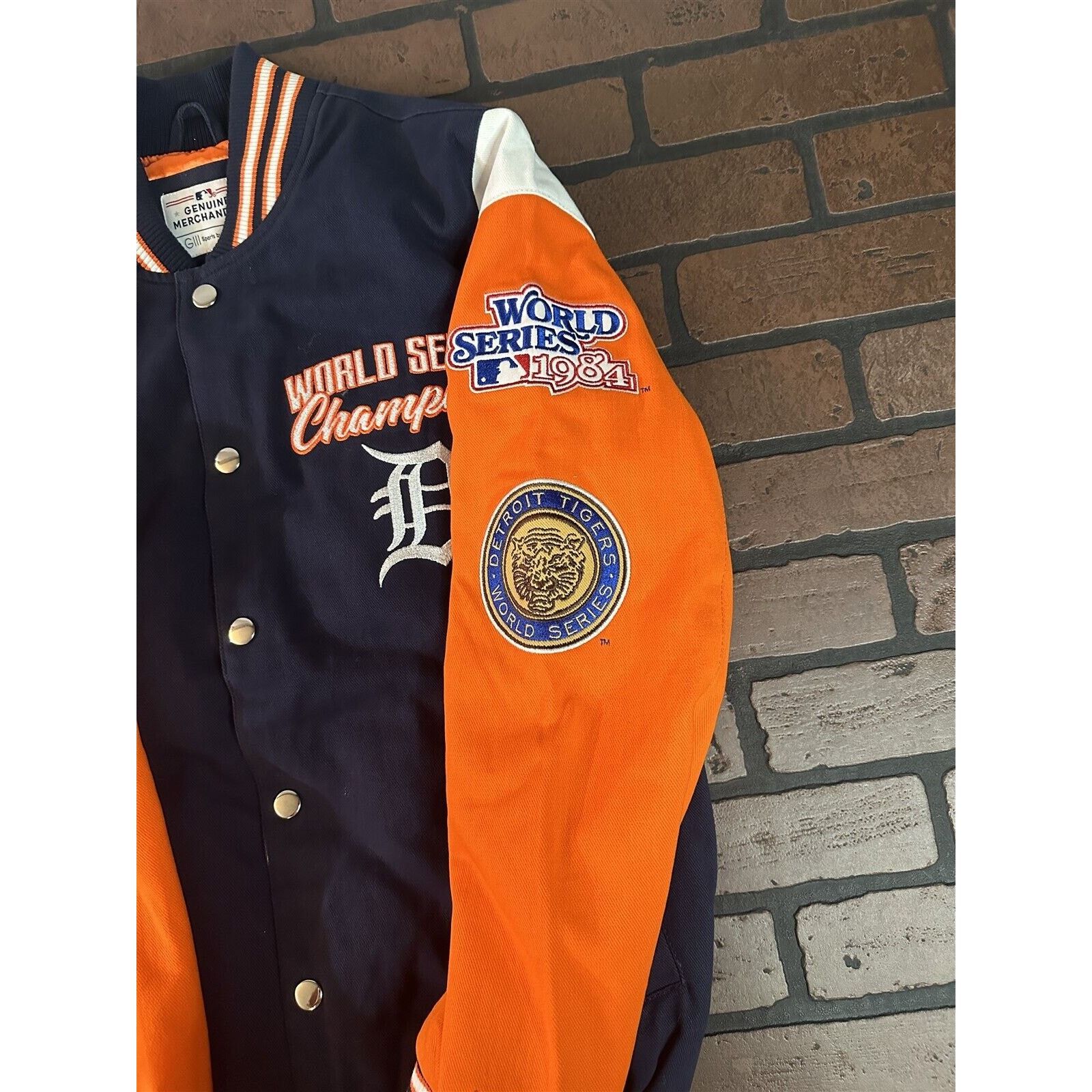 MLB DETROIT TIGERS 4X World Series Jacket- Never Worn- S-2XL Size US L / EU 52-54 / 3 - 9 Thumbnail