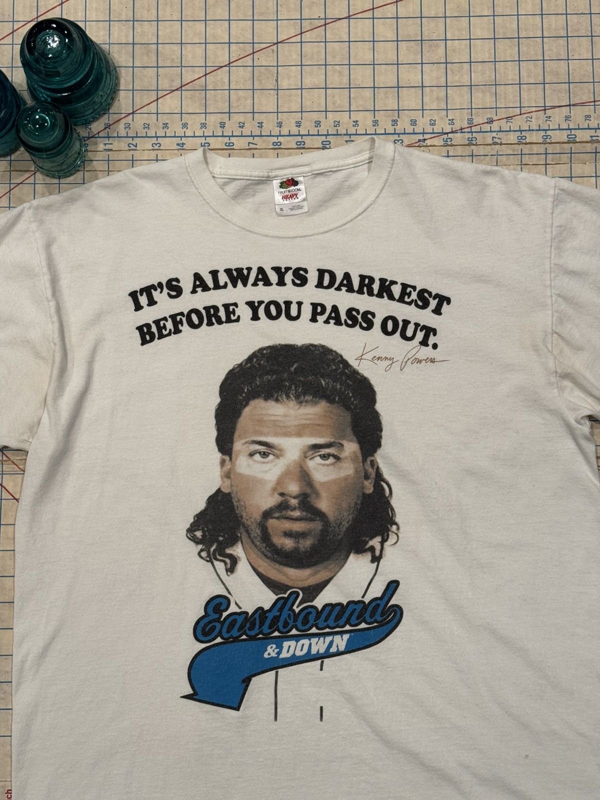 Vintage East Bound & Down Its Always Darkest Before You Pass Out Tee Size US XL / EU 56 / 4 - 7 Thumbnail