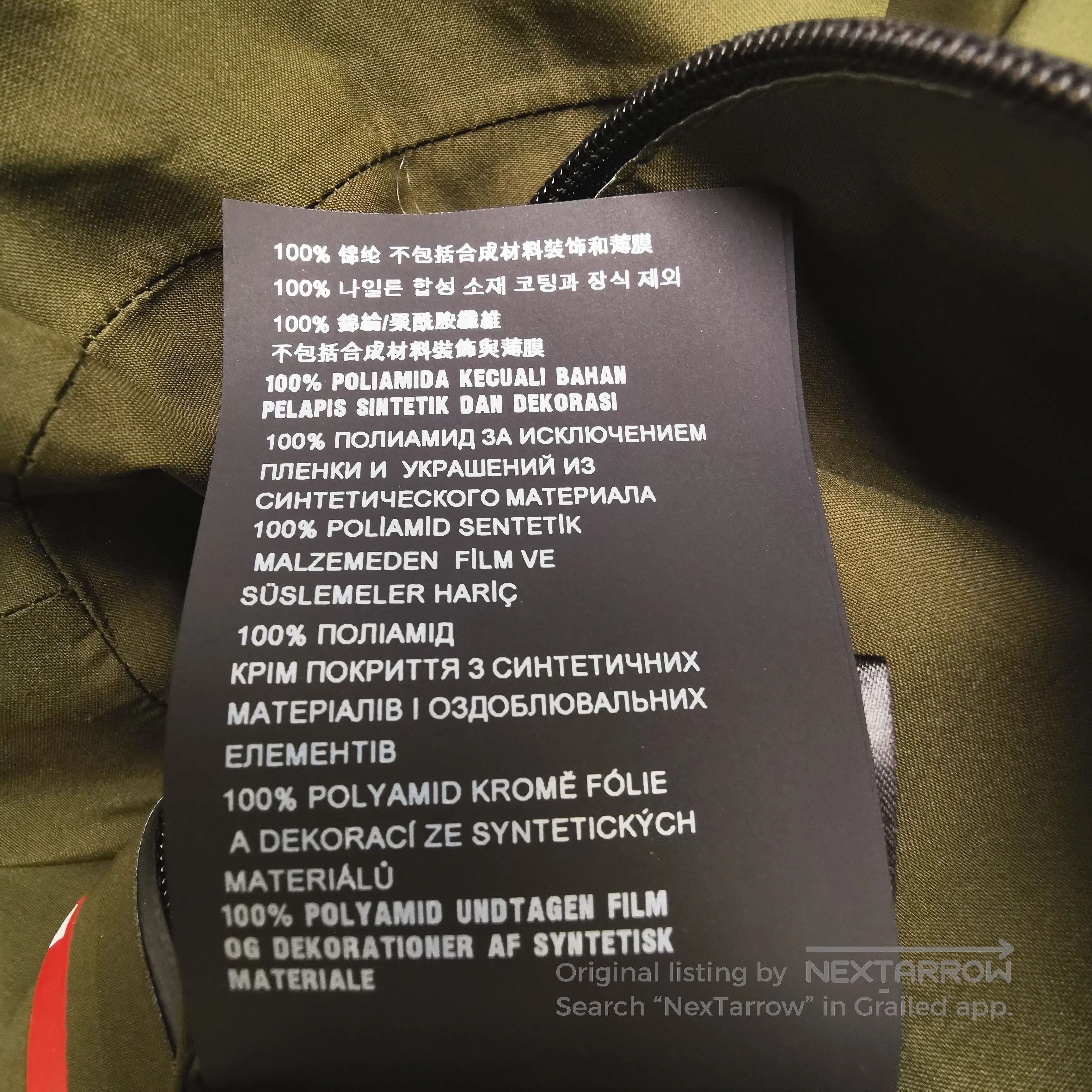 Prada Prada Logo Hooded Cape in Olive Green . Size S / US 4 / IT 40 - 8 Thumbnail