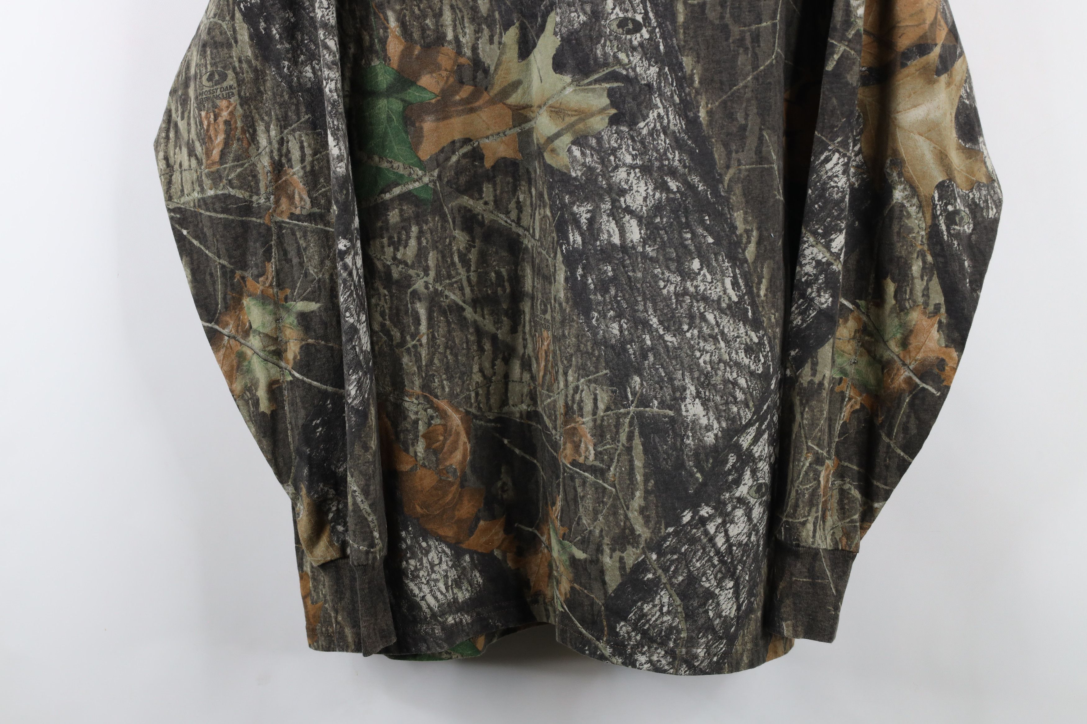 Vintage Vintage 90s Jerzees Camouflage Long Sleeve T-Shirt Cotton Size US L / EU 52-54 / 3 - 3 Thumbnail