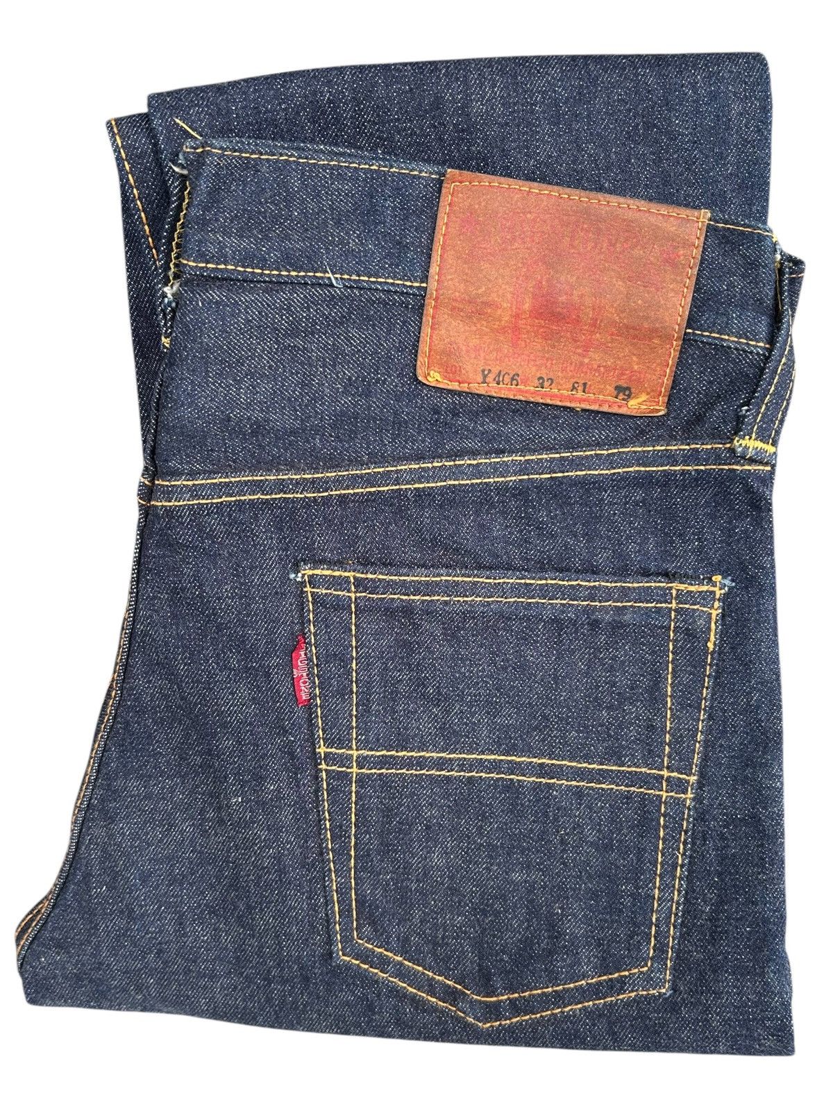 Kapital VINTAGE BIGSTONE HALF SELVEDGE DENIM JEANS Size US 30 / EU 46 - 1 Thumbnail