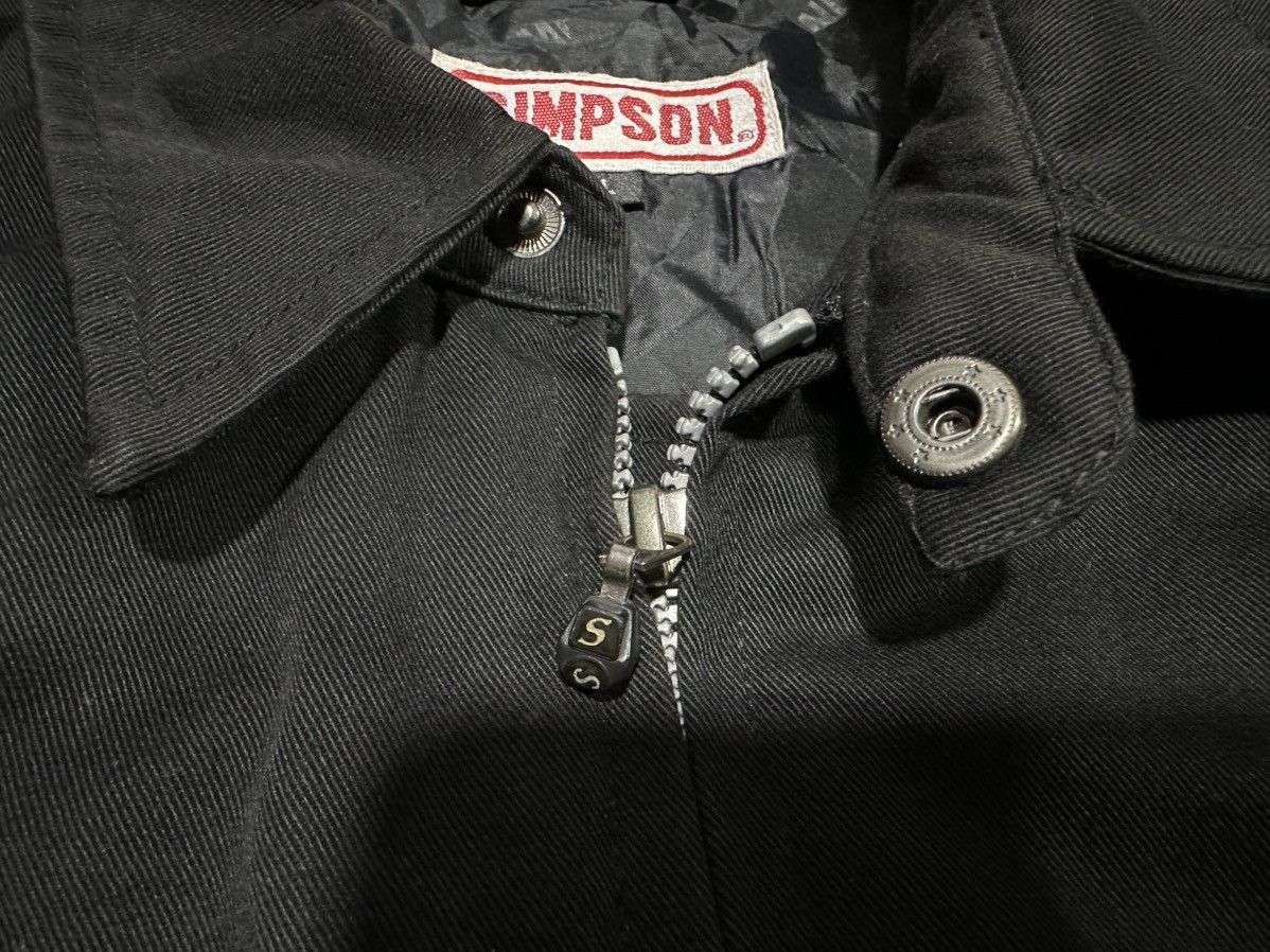Vintage 🔥Vintage Simpson Biker Bomber Jacket Size US L / EU 52-54 / 3 - 5 Thumbnail