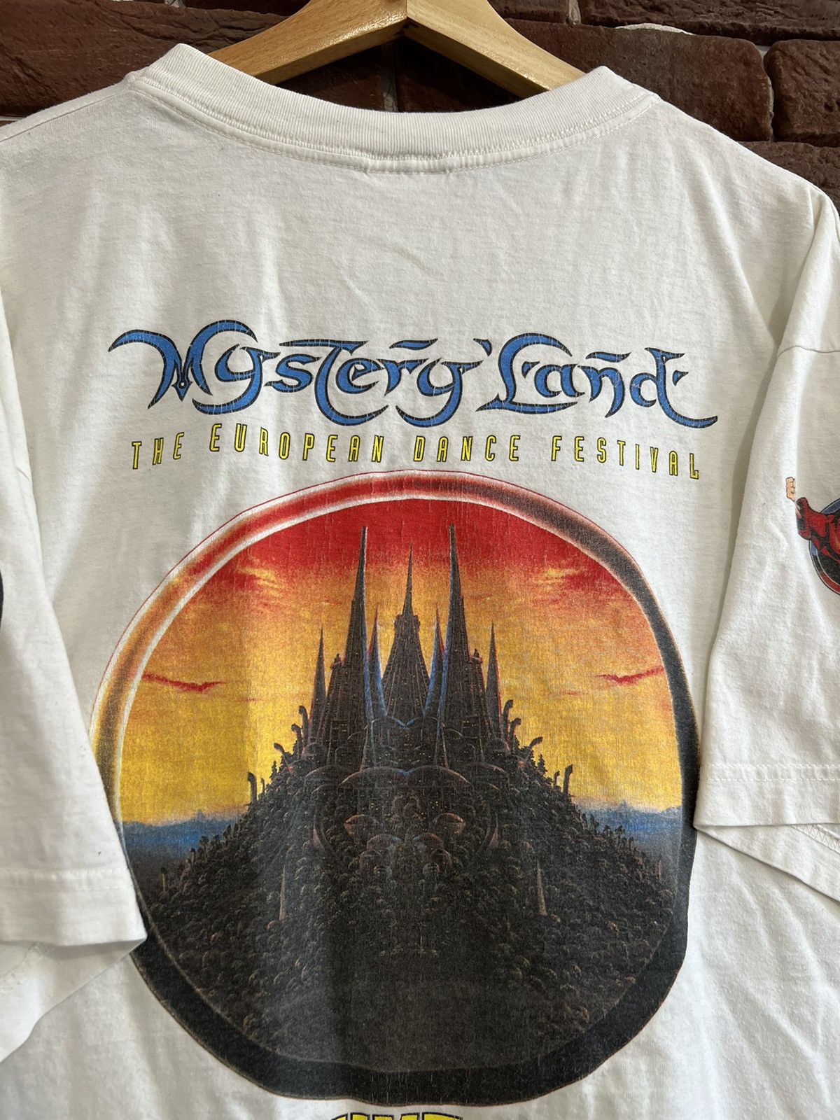 Band Tees Vintage 1996 Mysteryland Gabber Trance Thunderdome Band Tee Size US XL / EU 56 / 4 - 11 Thumbnail