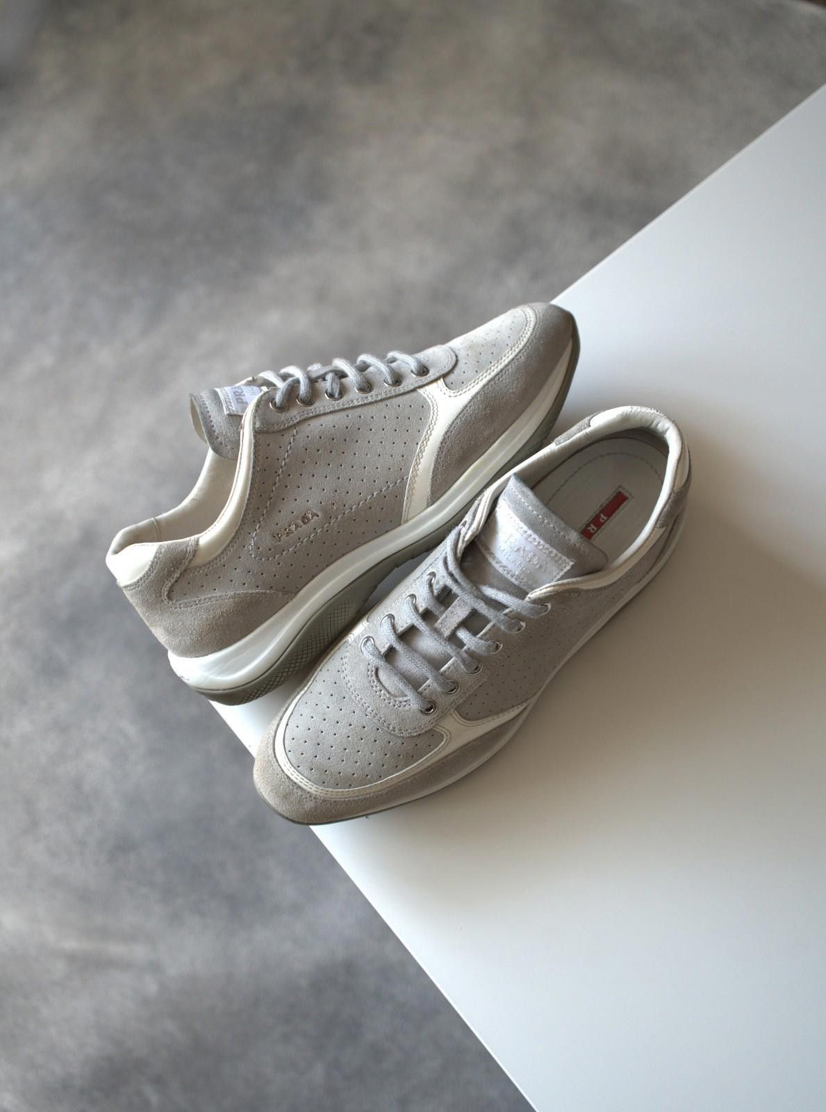 Prada 2005 Prada Suede Low Top Sneakers Women Size 8.5 Size US 8.5 / IT 38.5 - 1 Thumbnail