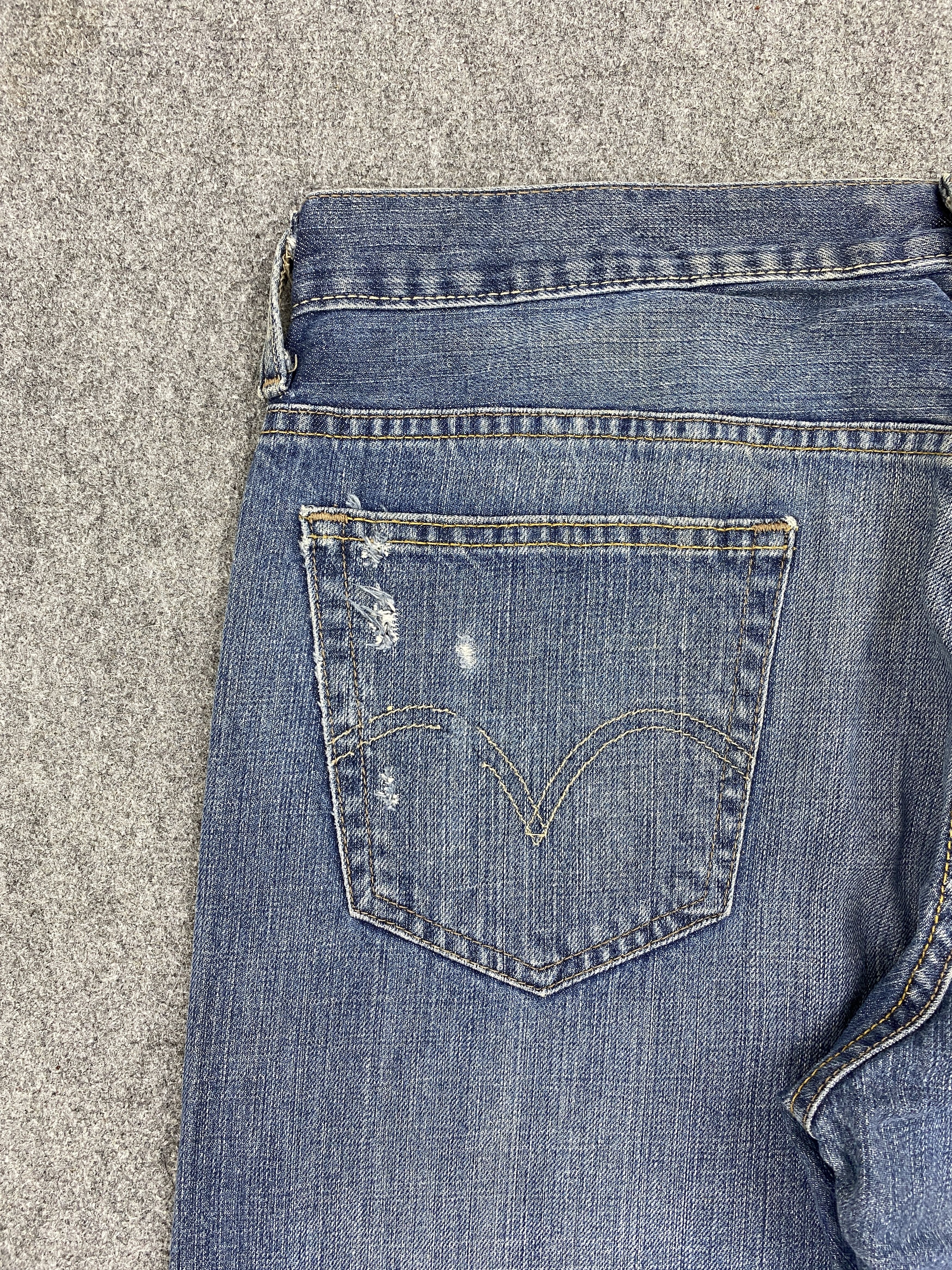 Levi's × Vintage Vintage Levis 569 Loose Straight Cut Distressed Jeans Size US 36 / EU 52 - 13 Thumbnail