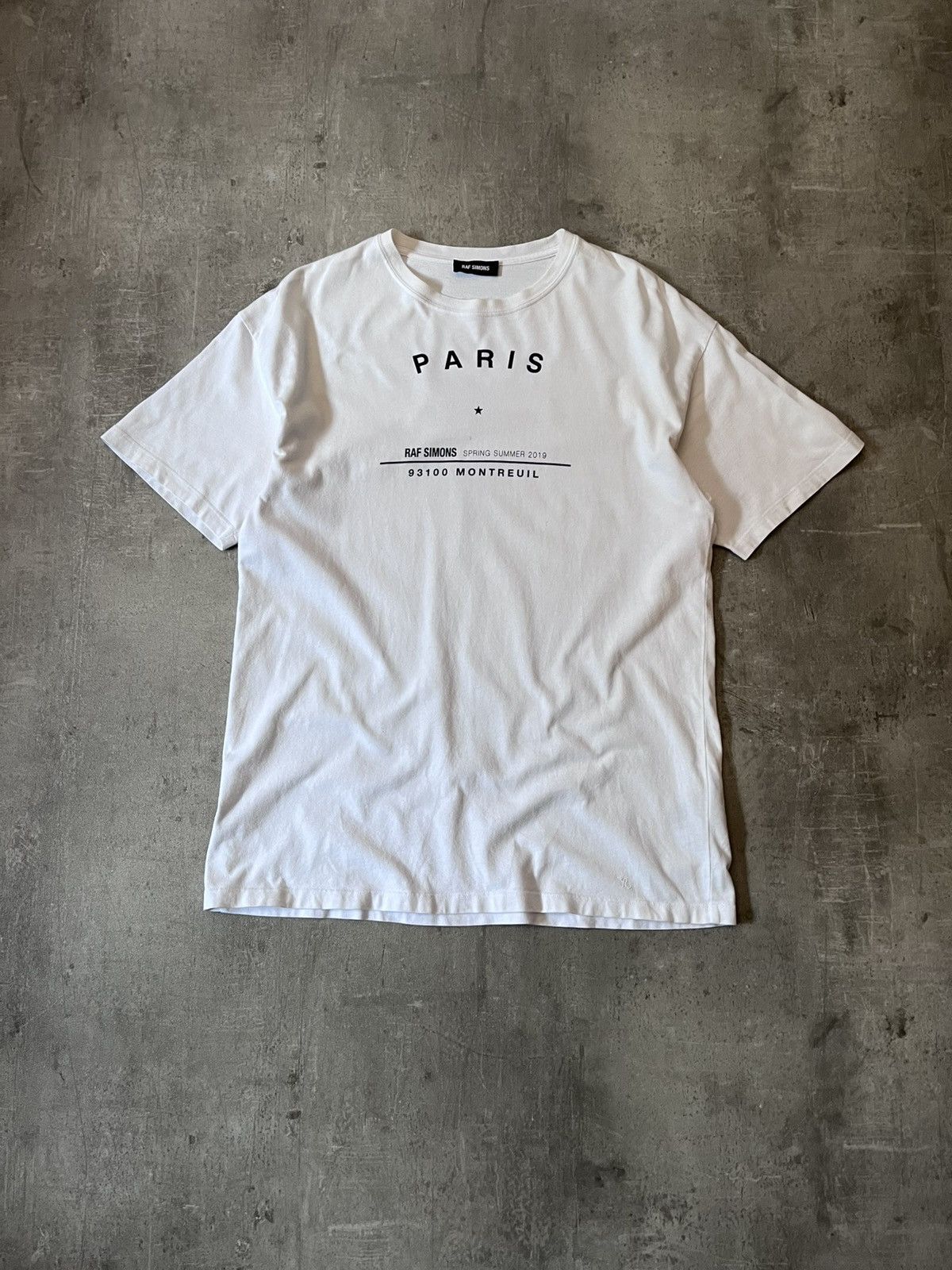 Raf Simons Raf Simons S/S 2019 Montreuil Paris T-shirt white Size US M / EU 48-50 / 2 - 1 Thumbnail