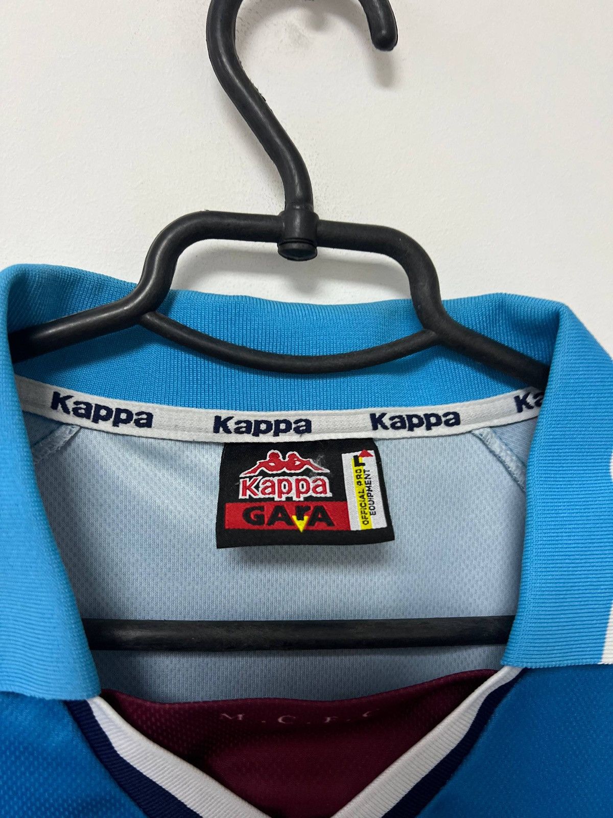 Kappa Vintage Manchester City 1997 1998 1999 Football Shirt L Size US L / EU 52-54 / 3 - 9 Thumbnail