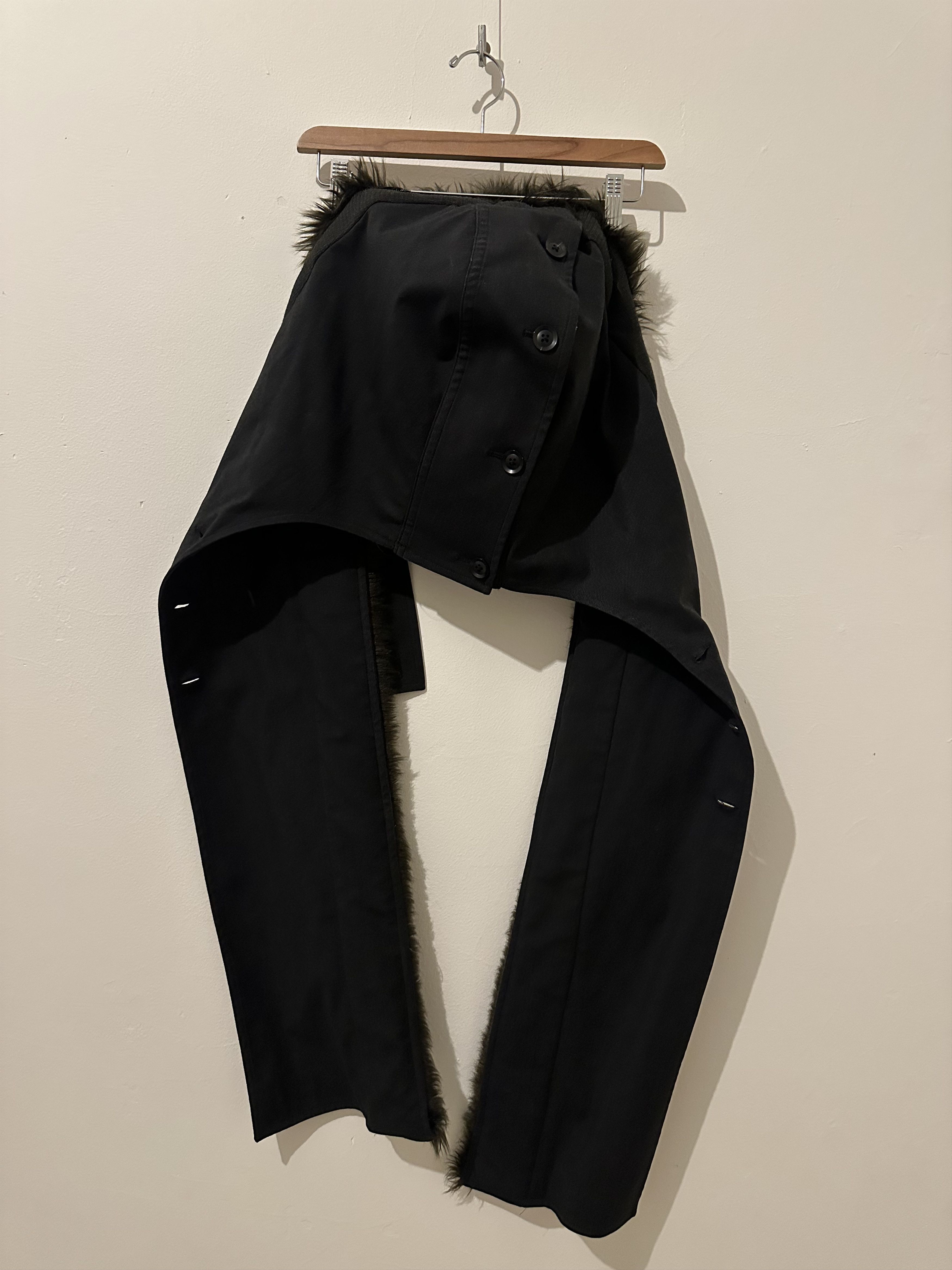 Yohji Yamamoto AW19 Detachable Hooded Fur Jacket Size US M / EU 48-50 / 2 - 10 Thumbnail