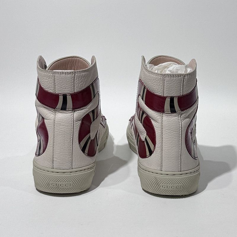 Gucci Gucci Snake Print High-Top Sneakers for All - Size US 7.5 / EU 40-41 - 3 Thumbnail