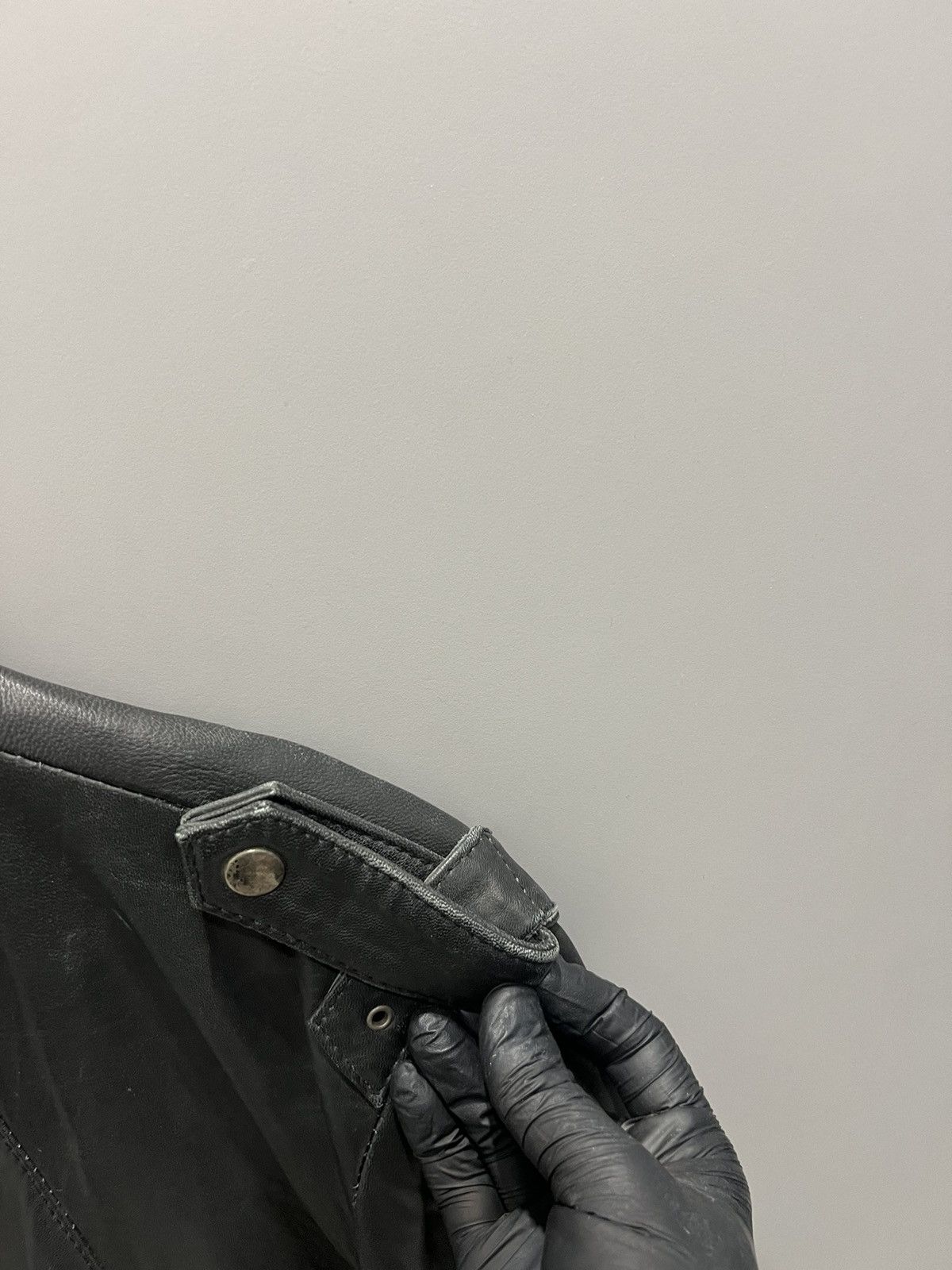 Allsaints All Saints Ramones Leather RARE Avant Garde Y2K Jacket large Size US L / EU 52-54 / 3 - 11 Thumbnail