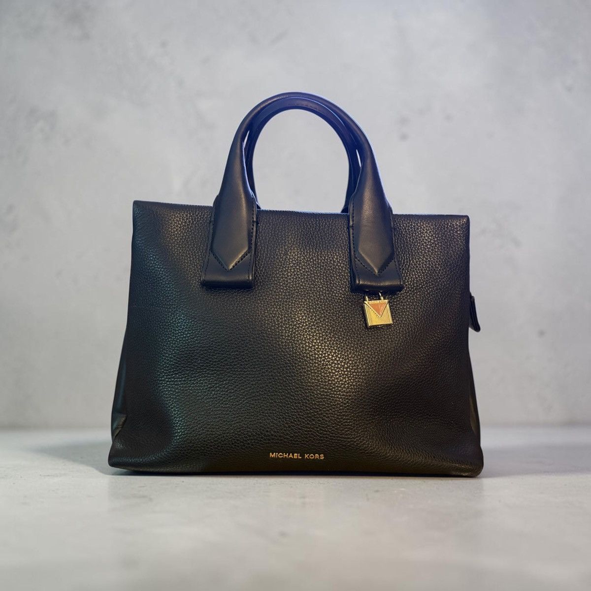 Michael Kors Michael Kors Rollins large pebbled leather satchel bag Size ONE SIZE - 1 Thumbnail