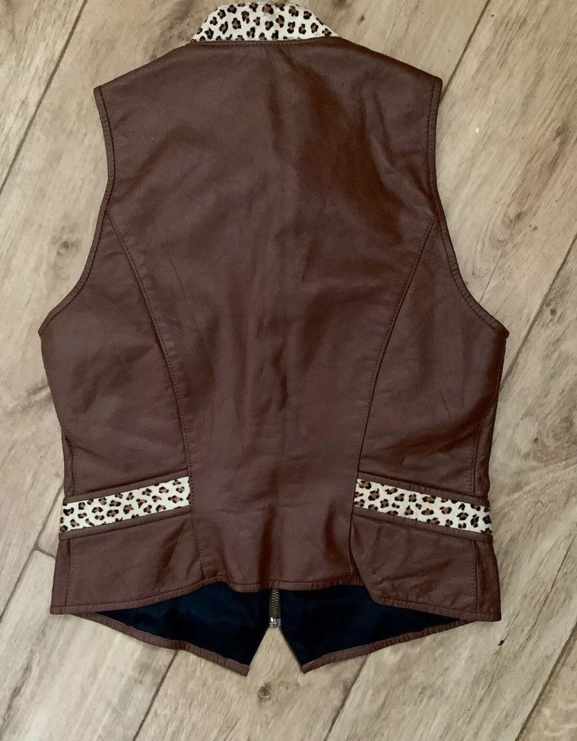 Designer × Vintage Vintage St Maarten Dallas Leather Vest Full Zip Vest USA M Size M / US 6-8 / IT 42-44 - 16 Thumbnail