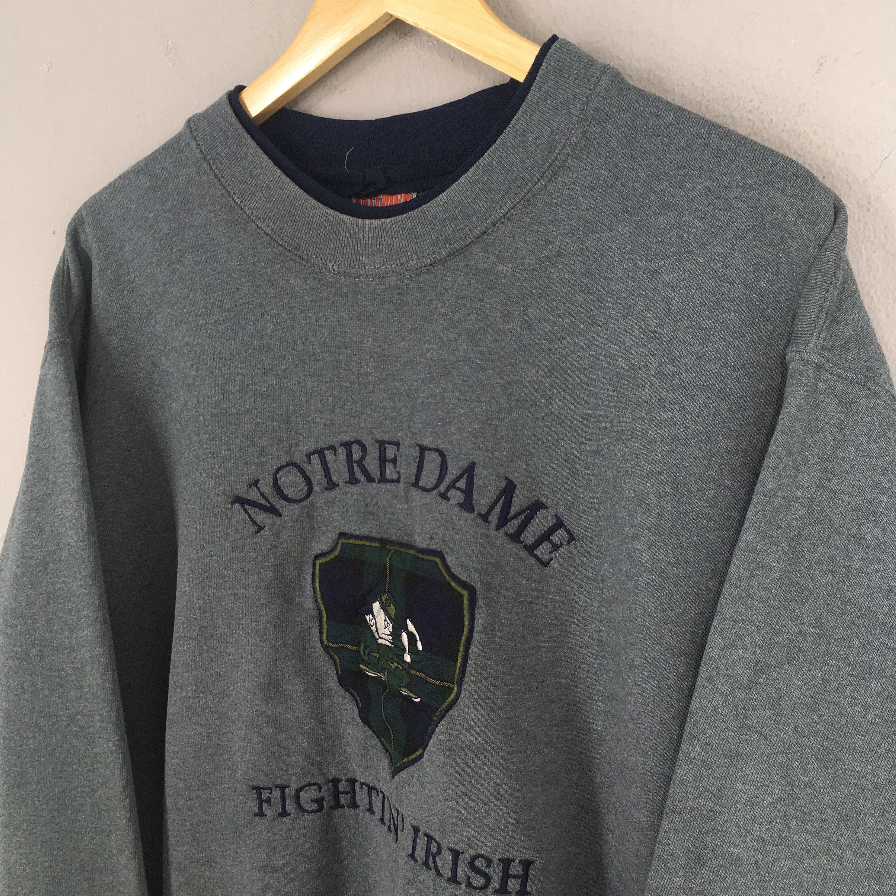 NCAA × Nutmeg Vintage Notre Dame Fighting Irish Sweatshirt Medium Size US M / EU 48-50 / 2 - 3 Thumbnail