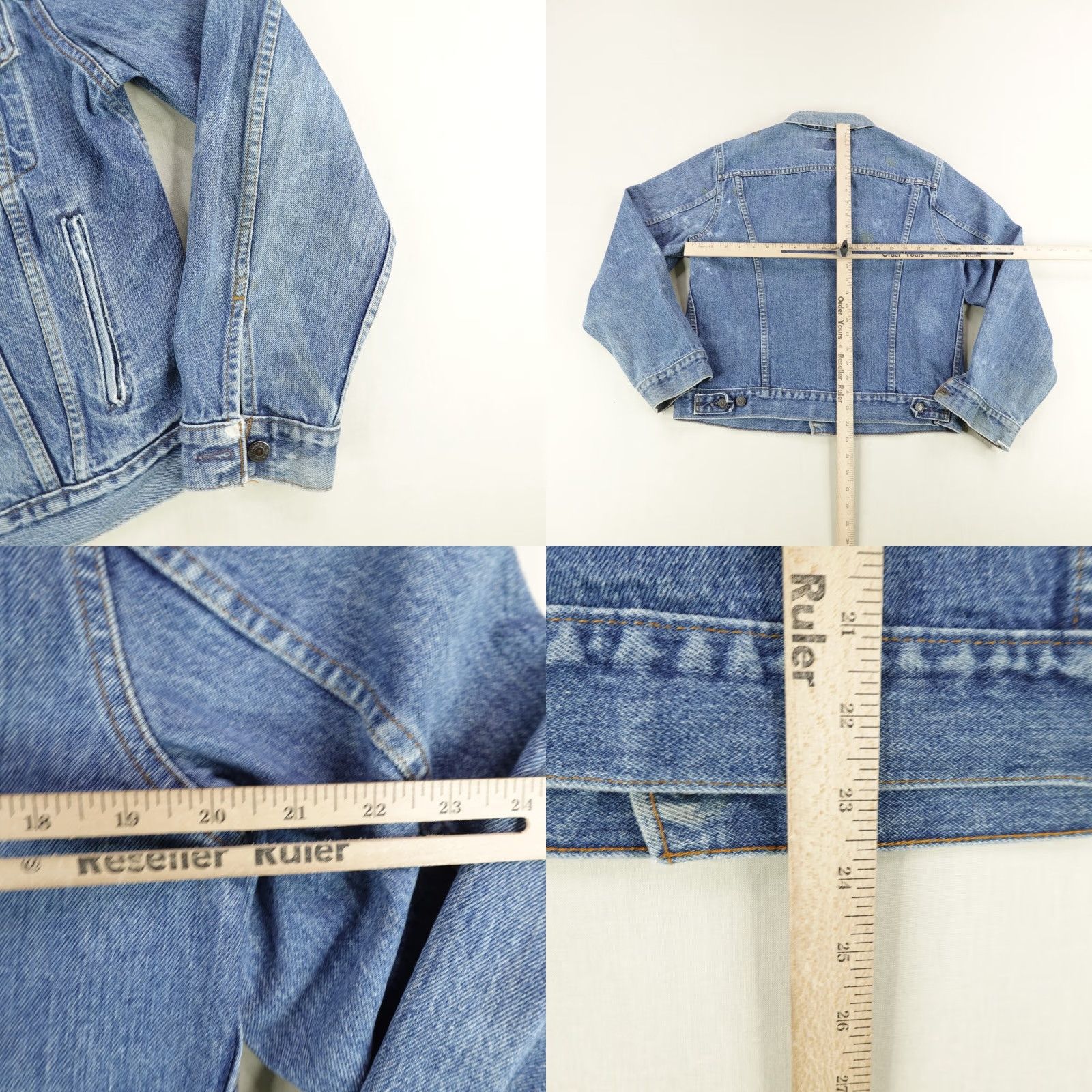 Levi's Vintage Levi's Jacket Men 42 Denim Trucker 80s Casual Outdoor Workwear Size US 42 / EU 58 - 8 Thumbnail