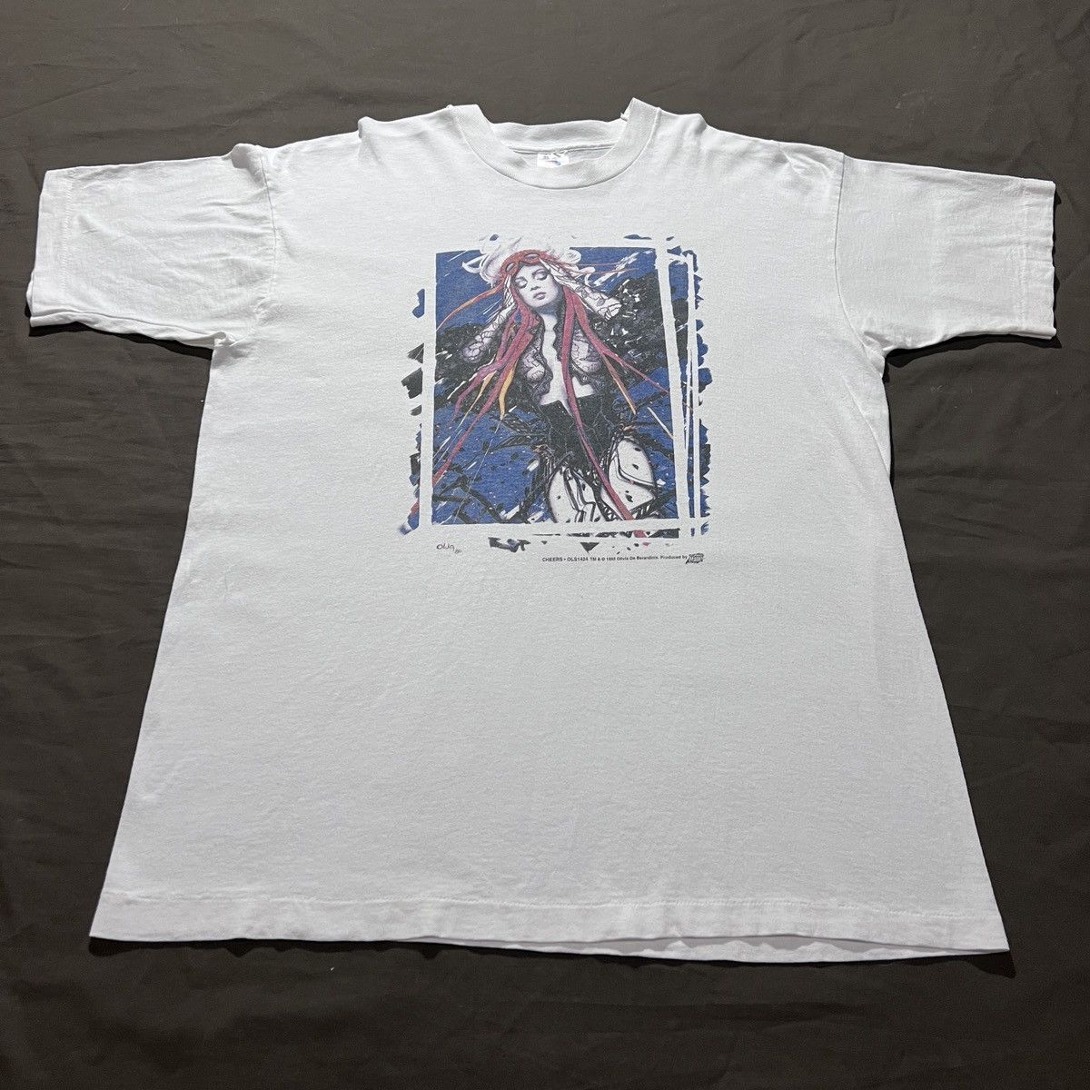 Vintage Vintage 90s CHEERS Olivia De Berardinis Comic Images Tee XL Size US XL / EU 56 / 4 - 3 Thumbnail