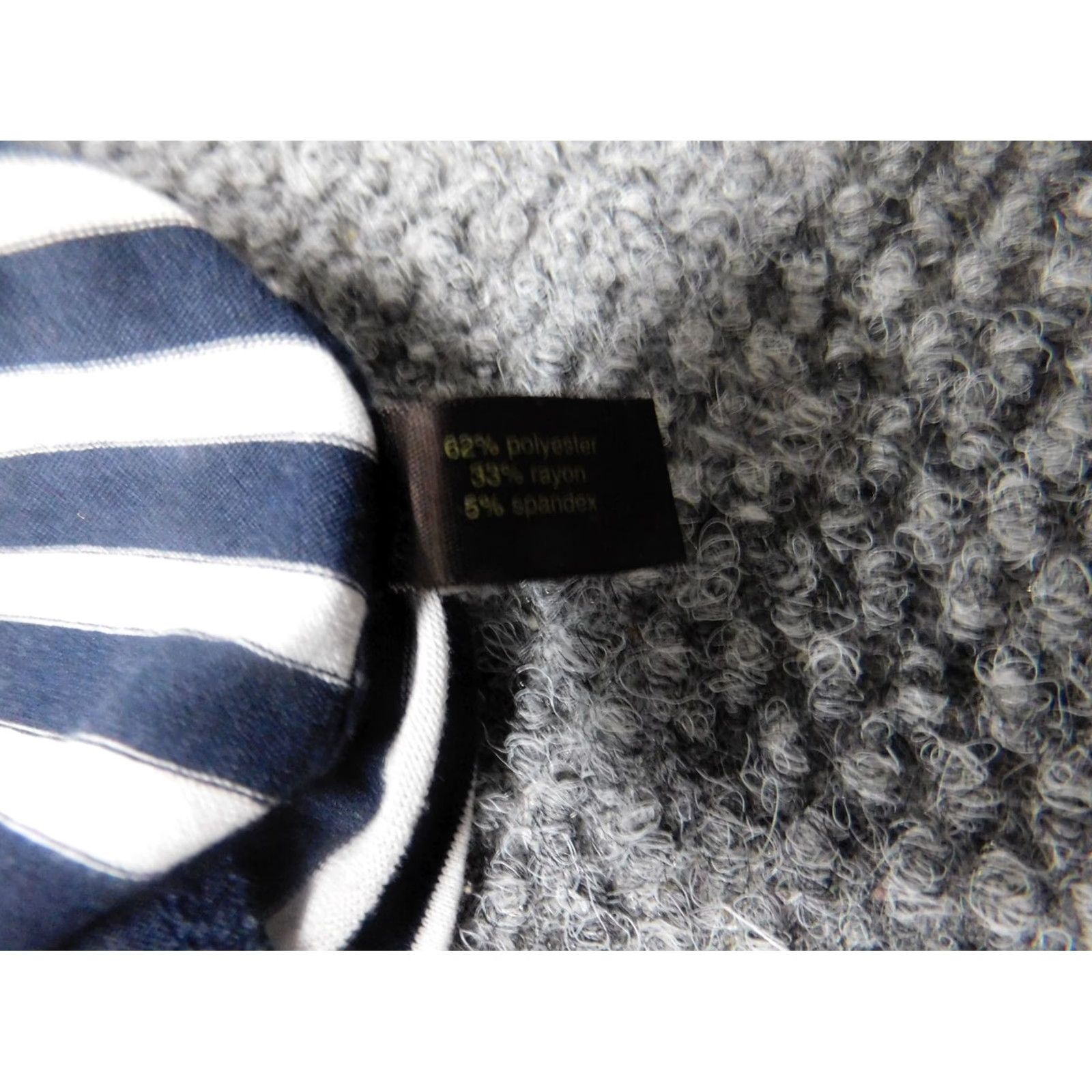 Vintage The Limited Blouse Sleeveless Women L Blue Striped Pullover Casual Shirt Regular Size L Size L / US 10 / IT 46 - 7 Thumbnail