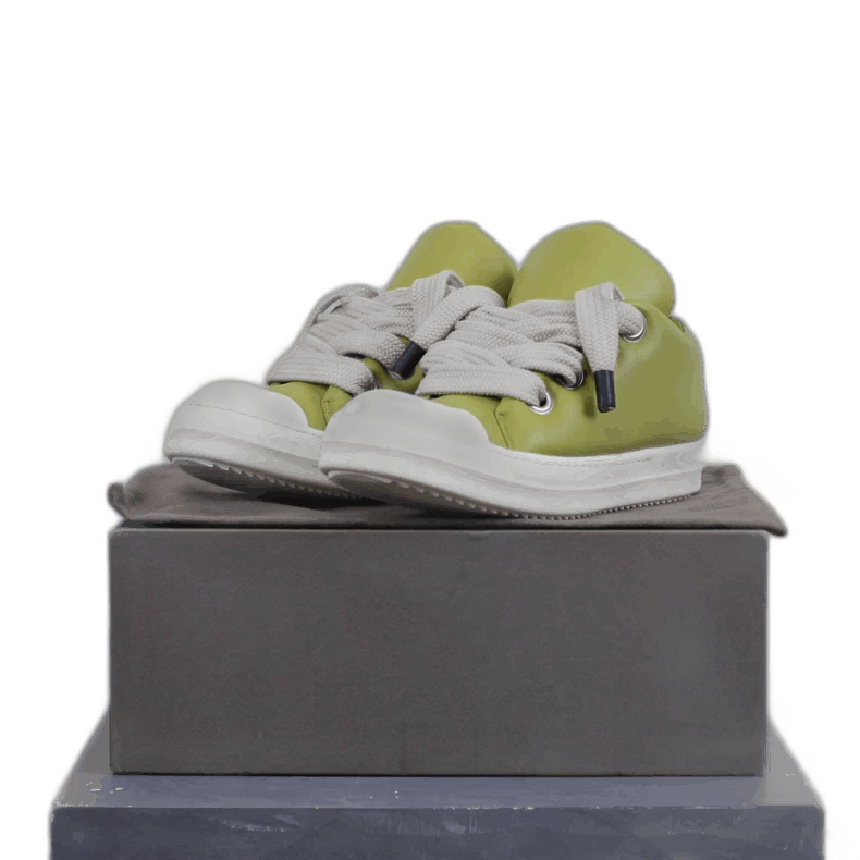 Rick Owens rickowens low top avocado green shoes Size US 10 / EU 43 - 1 Thumbnail