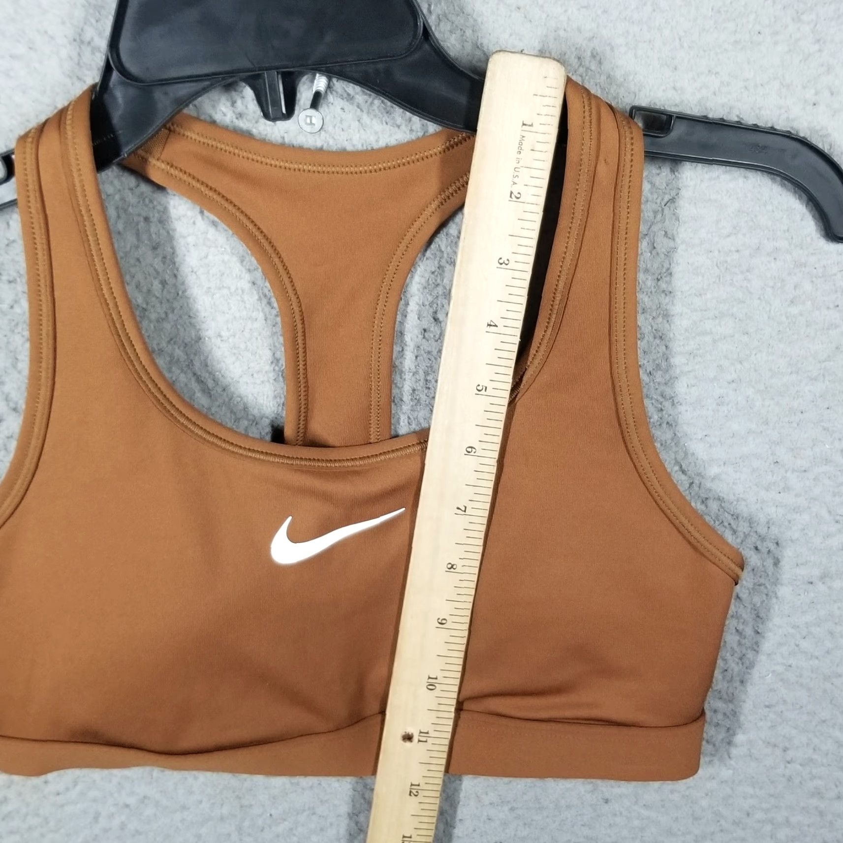 Nike Nike Dri-FIT Swoosh Sports Bra Women’s Brown Polyester Spandex Top DX6821-281 Training Athletic Dry-FIT Bra Nike Size S / US 4 / IT 40 - 3 Thumbnail