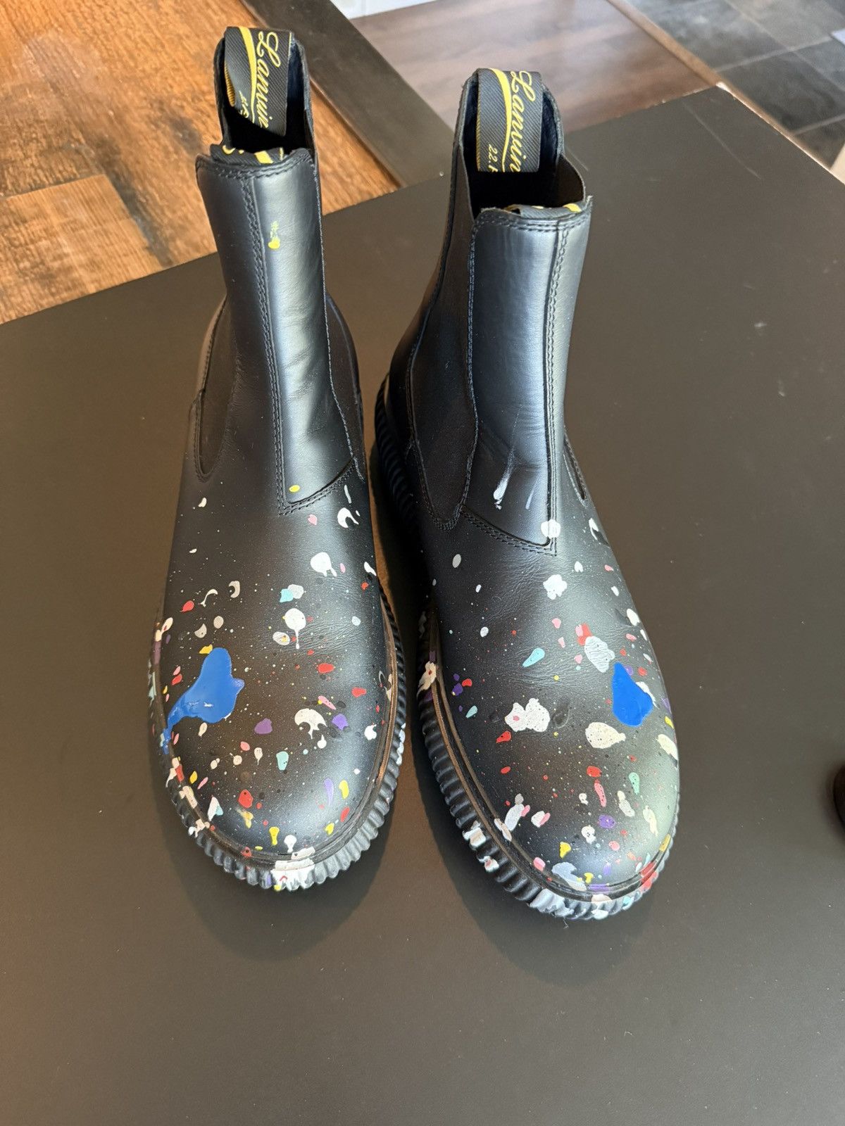 Gallery Dept. × Lanvin Arpege Ankle Boots Black (Multicolor) Size US 11 / EU 44 - 2 Thumbnail