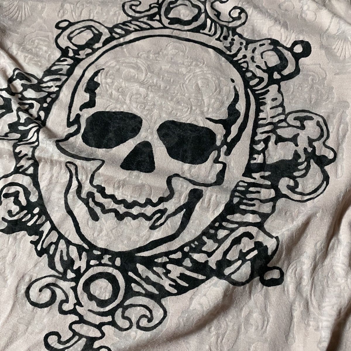 If Six Was Nine × Japanese Brand × Le Grande Bleu (L.G.B.) 2000's Barak Skull Mirror Abstract Longsleeve Size US XS / EU 42 / 0 - 4 Thumbnail