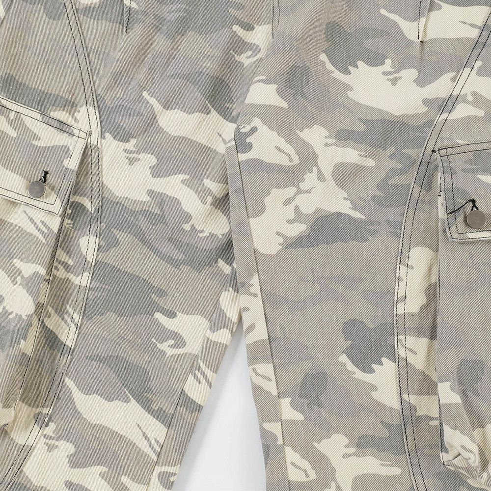 Jean Men's high street hip-hop wide-leg camouflage work trousers Size US 32 / EU 48 - 5 Thumbnail
