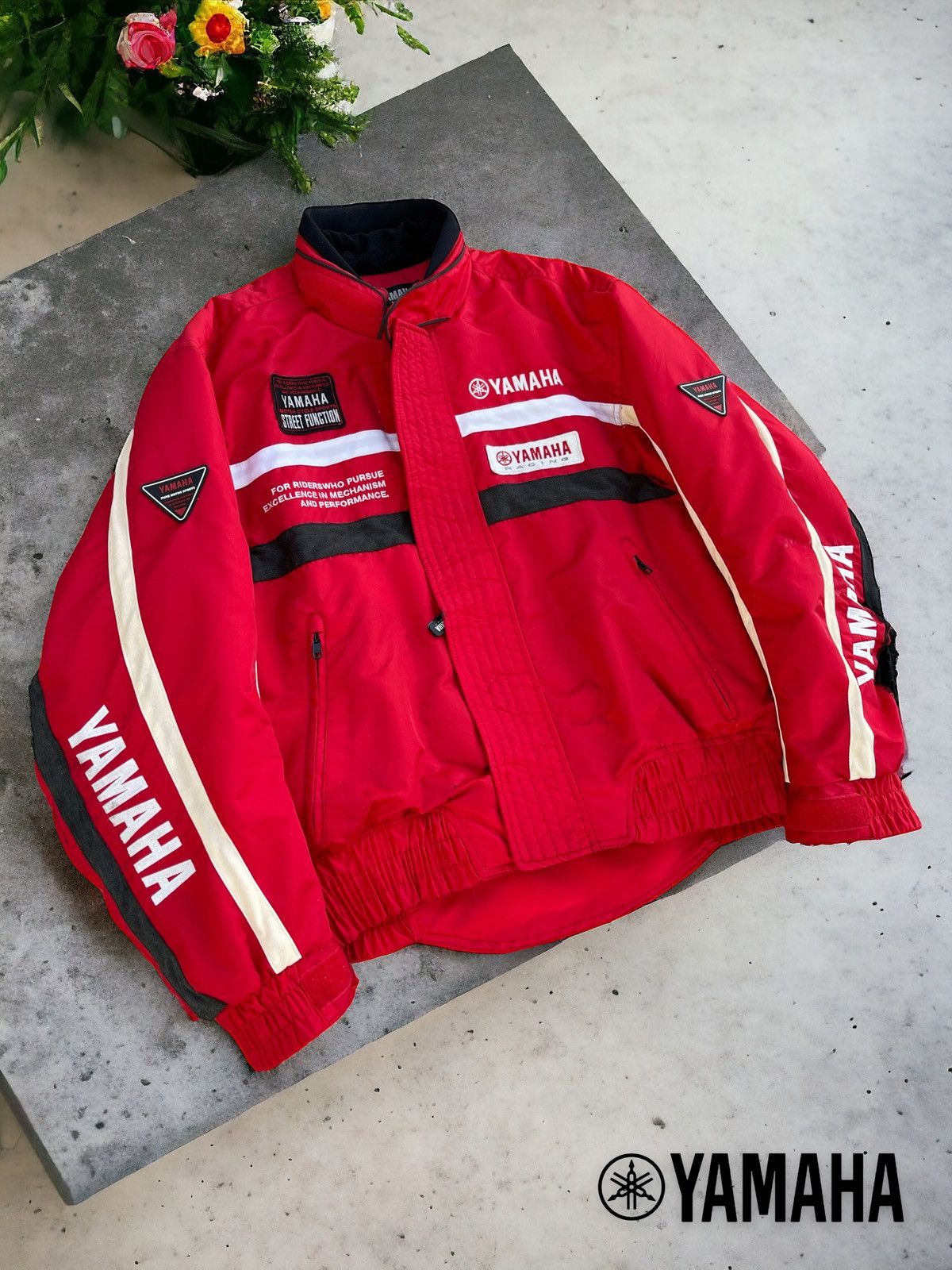 Yamaha 🔥YAMAHA MOTO SPORTS WATERPROOF RACING BOMBER JACKET Size US L / EU 52-54 / 3 - 2 Thumbnail