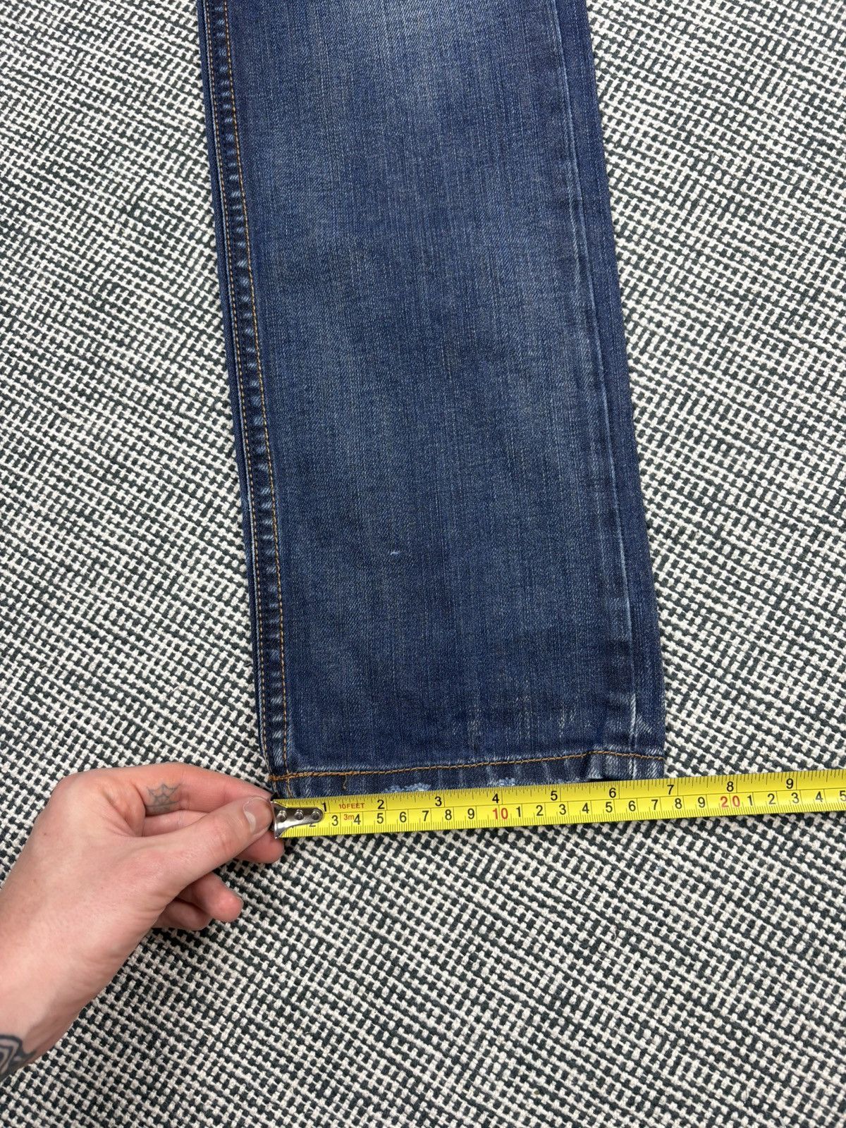 Diesel diesel thanaz washed straight jeans y2k vintage japanese Size US 34 / EU 50 - 15 Thumbnail